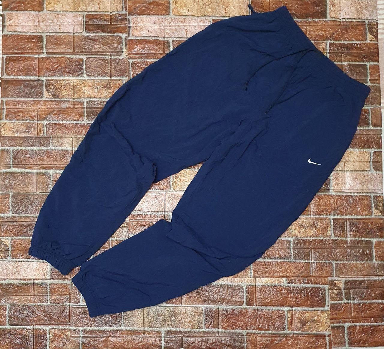 Nike Vintage Nike Track Pants Nylon Drill Y2K Swoosh Logo Size US 33 - 1 Thumbnail