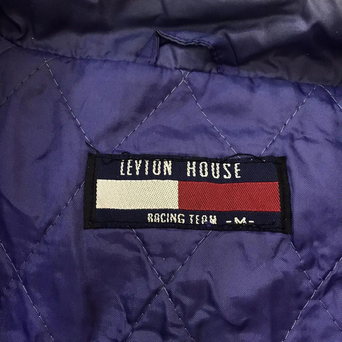 Vintage Vintage LEYTON HOUSE RACING TEAM Quilted Puffer Jacket Size US M / EU 48-50 / 2 - 6 Thumbnail