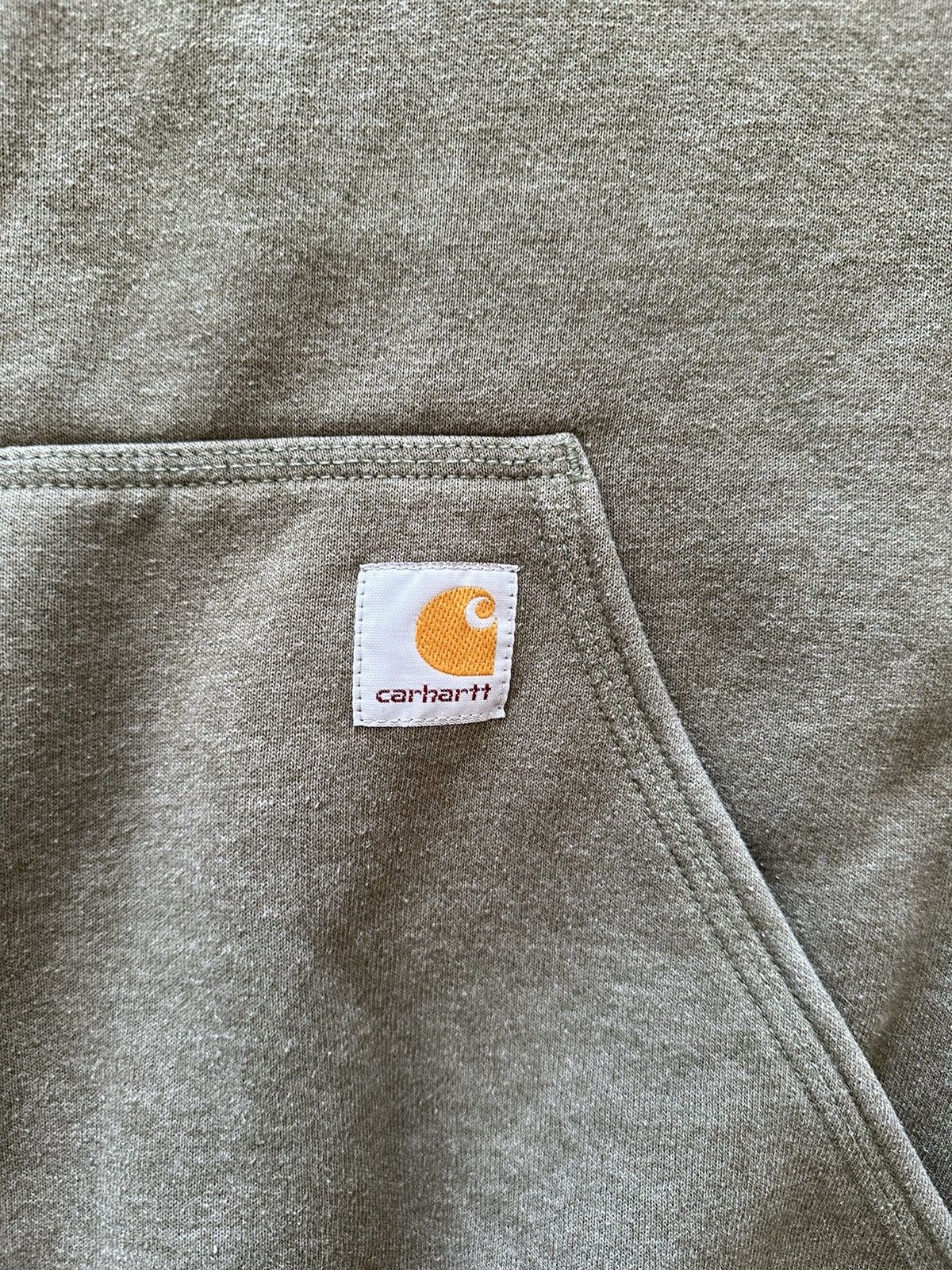 Carhartt × Vintage Vintage Y2K Carhartt Spellout Hoodie Size US XXL / EU 58 / 5 - 4 Thumbnail