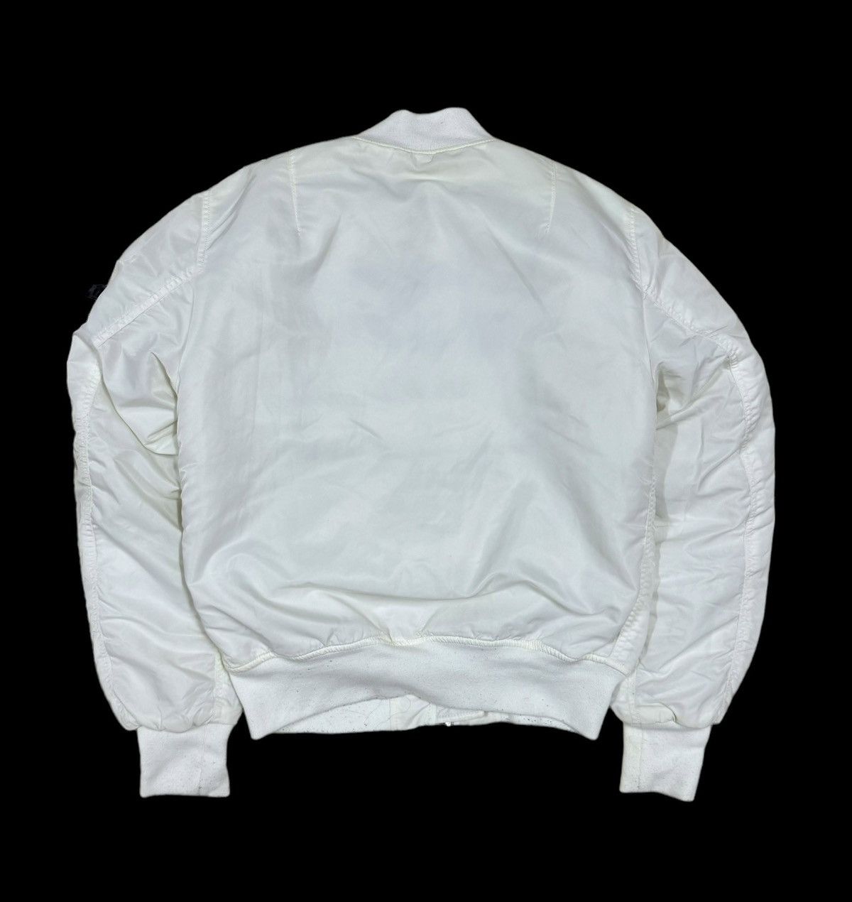Alpha Industries Alpha Industries X Larne White Ma-1 Bomber Jacket Size US M / EU 48-50 / 2 - 14 Thumbnail