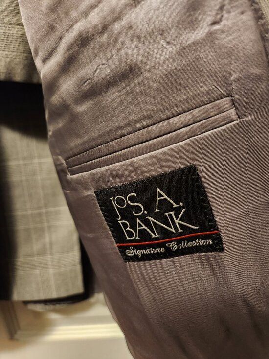 Jos. A. Bank jos.a.bank men's 80%wool 20%silk 2 PC suit size: 46R Size 46R - 3 Thumbnail