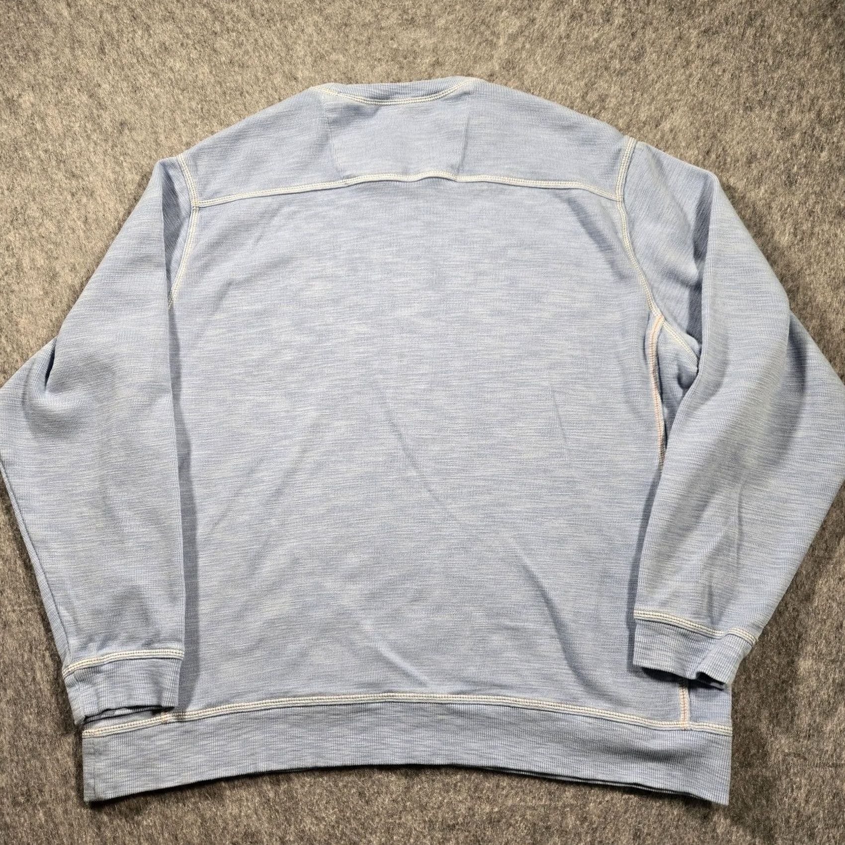 Tommy Bahama Tommy Bahama Sweater Mens 2XL Blue Pima Cotton Tencel Crewneck Pullover Size US XXL / EU 58 / 5 - 3 Thumbnail