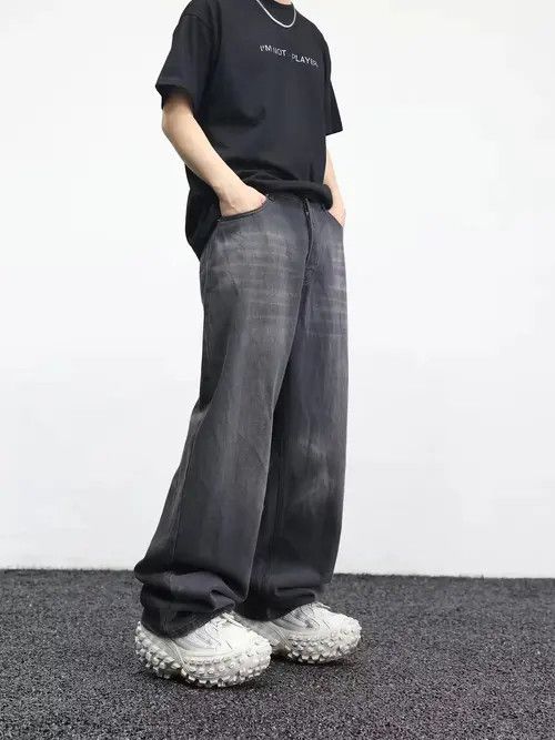 Vintage fade distressed baggy pants Size US 34 / EU 50 - 2 Thumbnail
