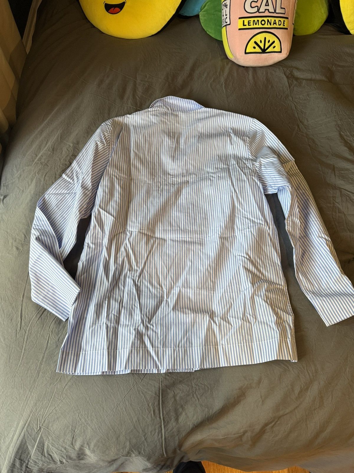 Eric Emanuel Eric Emanuel Light Blue Pajamas Button Down Top Size Medium Size US M / EU 48-50 / 2 - 4 Thumbnail