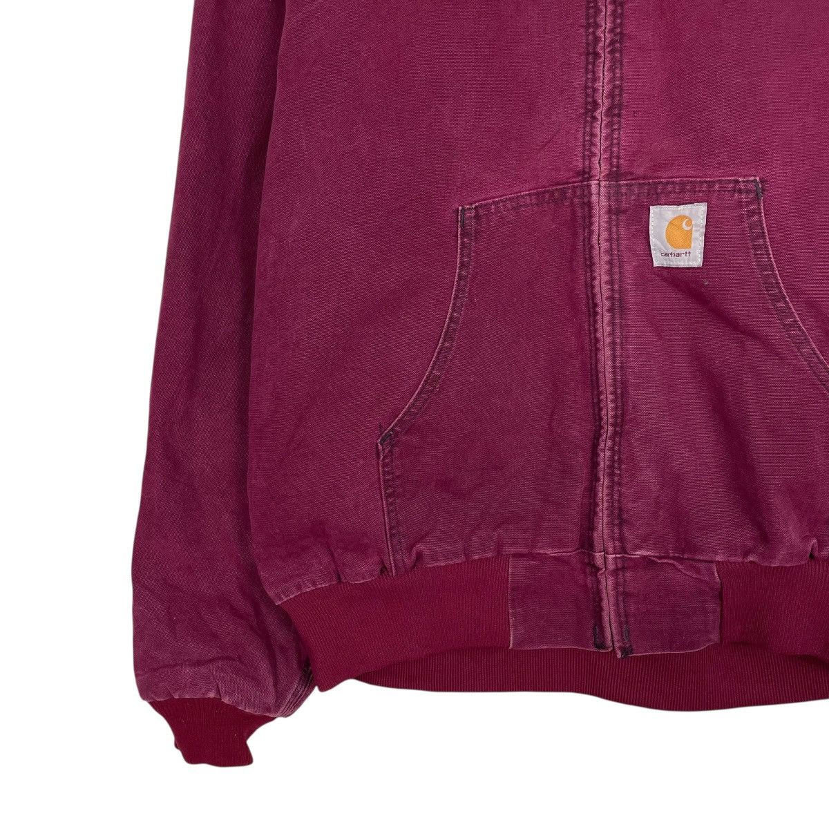 Vintage 80s Carhatt Detroit Duck Canvas Maroon Jacket