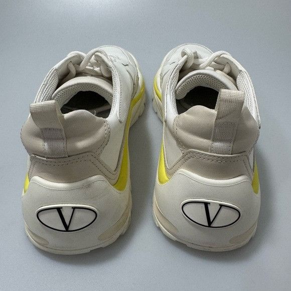 Valentino Valentino Garavani Gumboy Logo Sneakers White Yellow Men’s E Size US 8 / EU 41 - 4 Thumbnail
