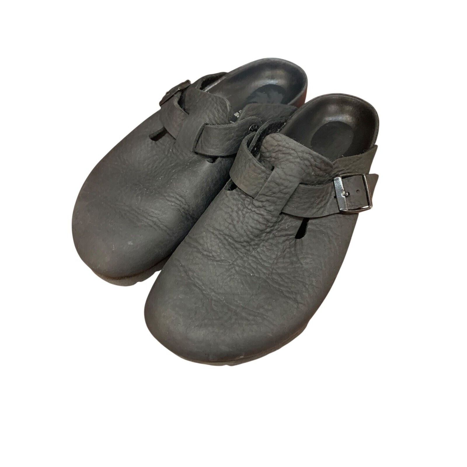 Birkenstock Birkenstock Boston Exquisite W Size 7US 38 EU Black Clog N Size US 7 / IT 37 - 1 Thumbnail