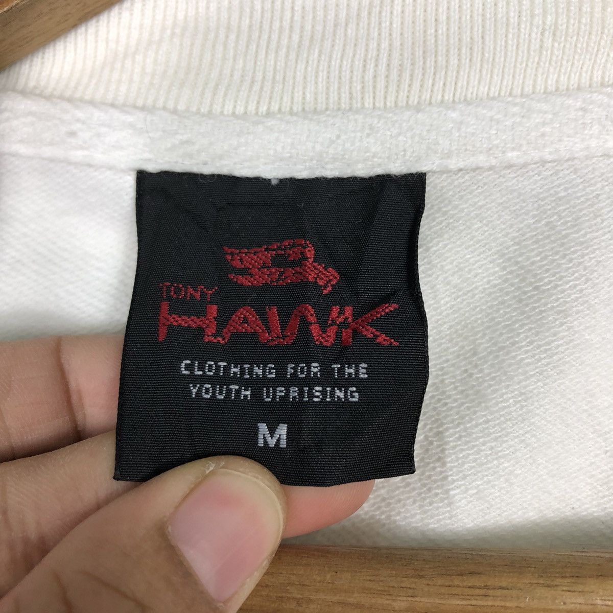 Hysteric Glamour 📌Vintage Half Zipper Sweatshirt Tony Hawk Big Logo Size US M / EU 48-50 / 2 - 18 Thumbnail