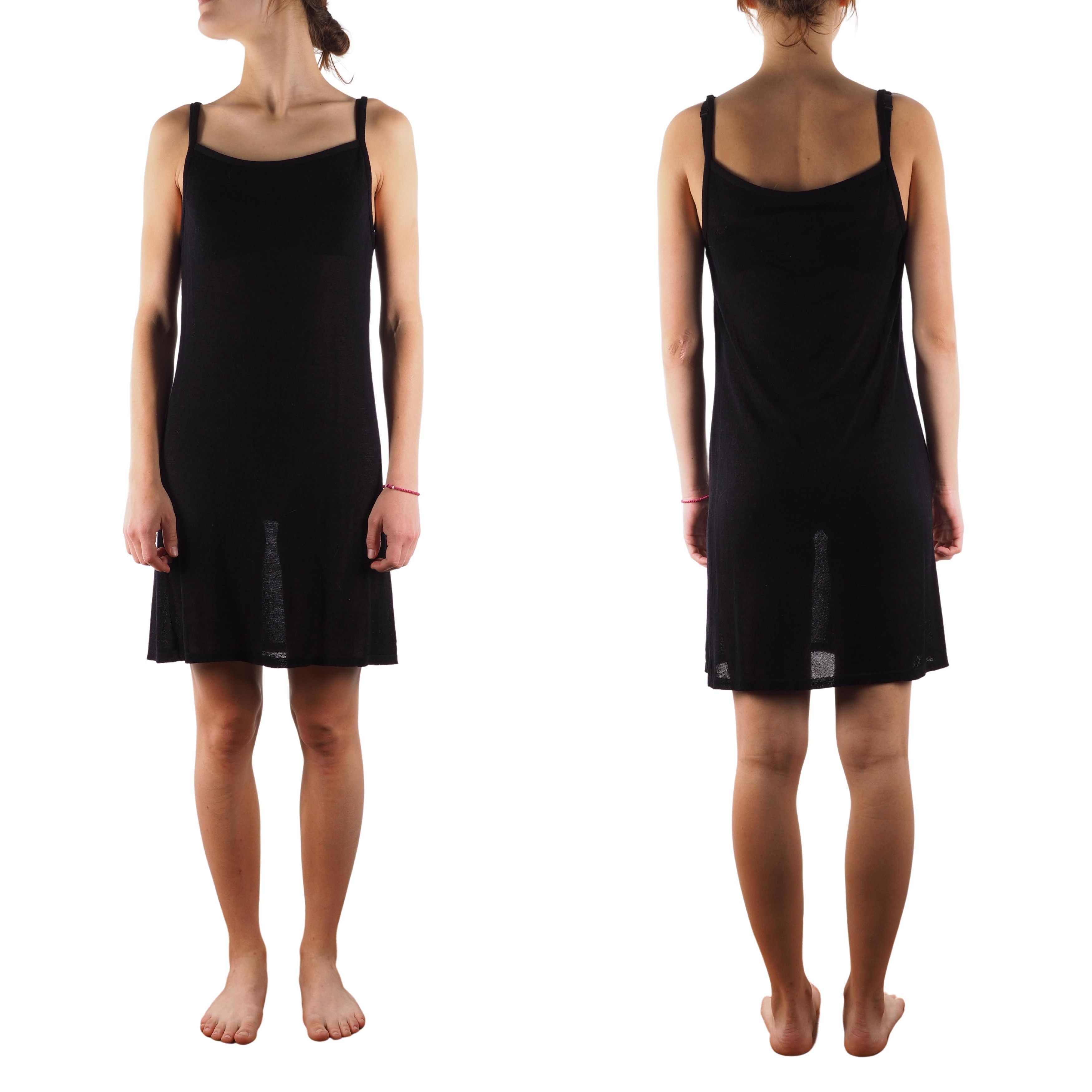 Annette Gortz Annette Gortz Women's Black Sleeveless Knee Mini Dress Size M / US 6-8 / IT 42-44 - 1 Thumbnail