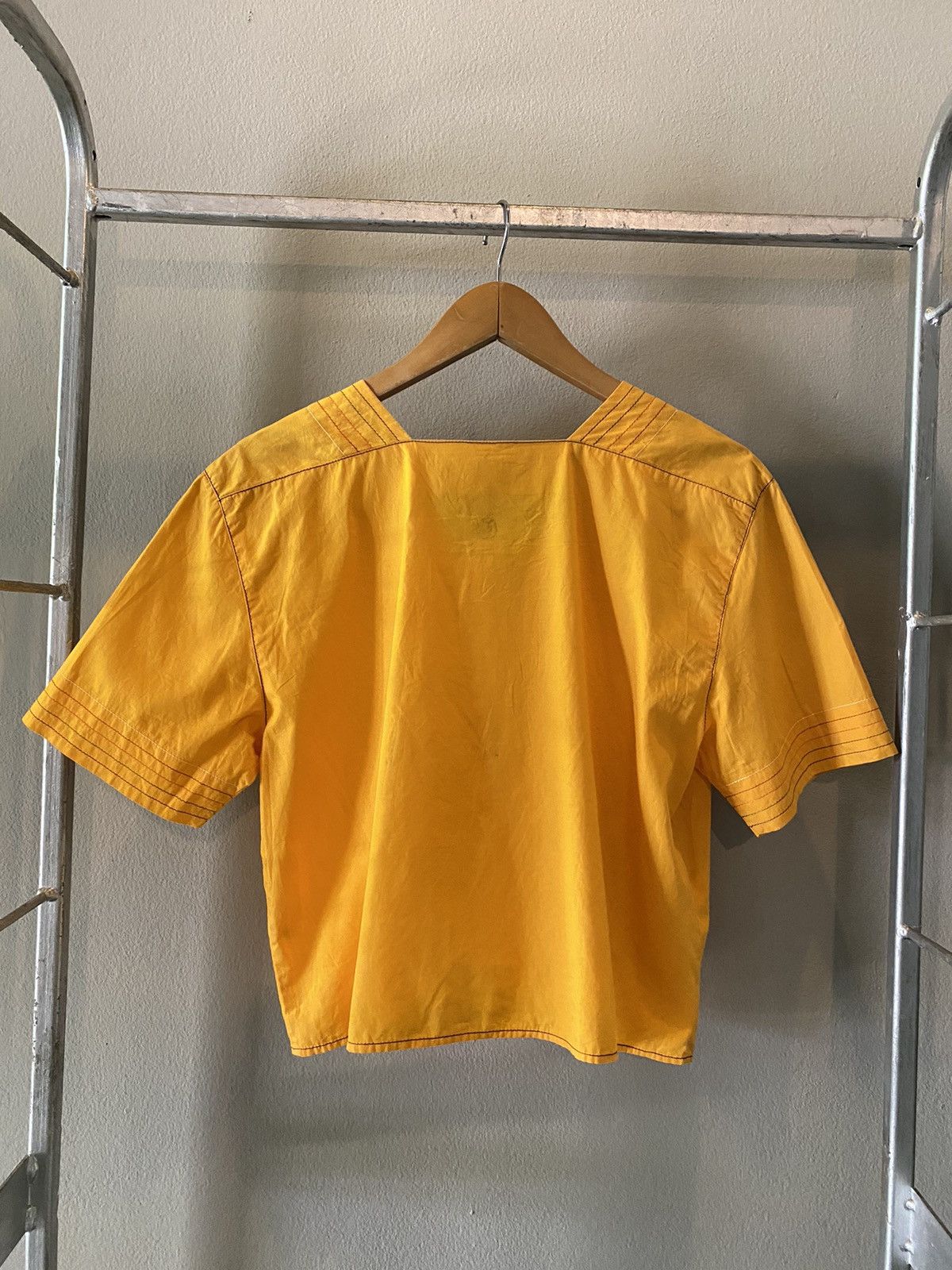 Chloe Chloé Vintage Vibrant Yellow Button-Up Top Size S / US 4 / IT 40 - 2 Thumbnail