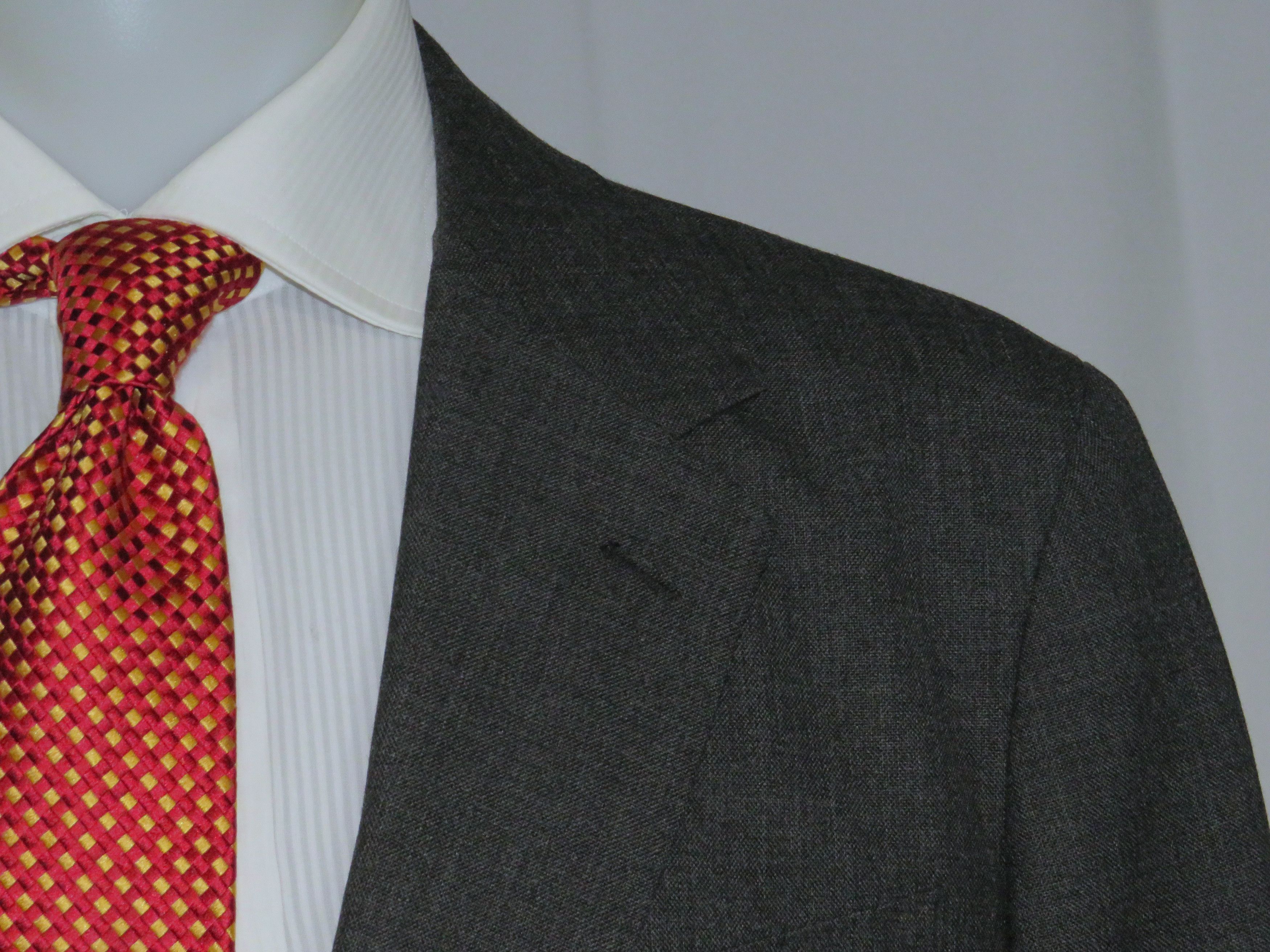 J.Crew Kenmare Halstead Gray Fresco Wool Two Button Suit 44R NWT Size 44R - 7 Thumbnail