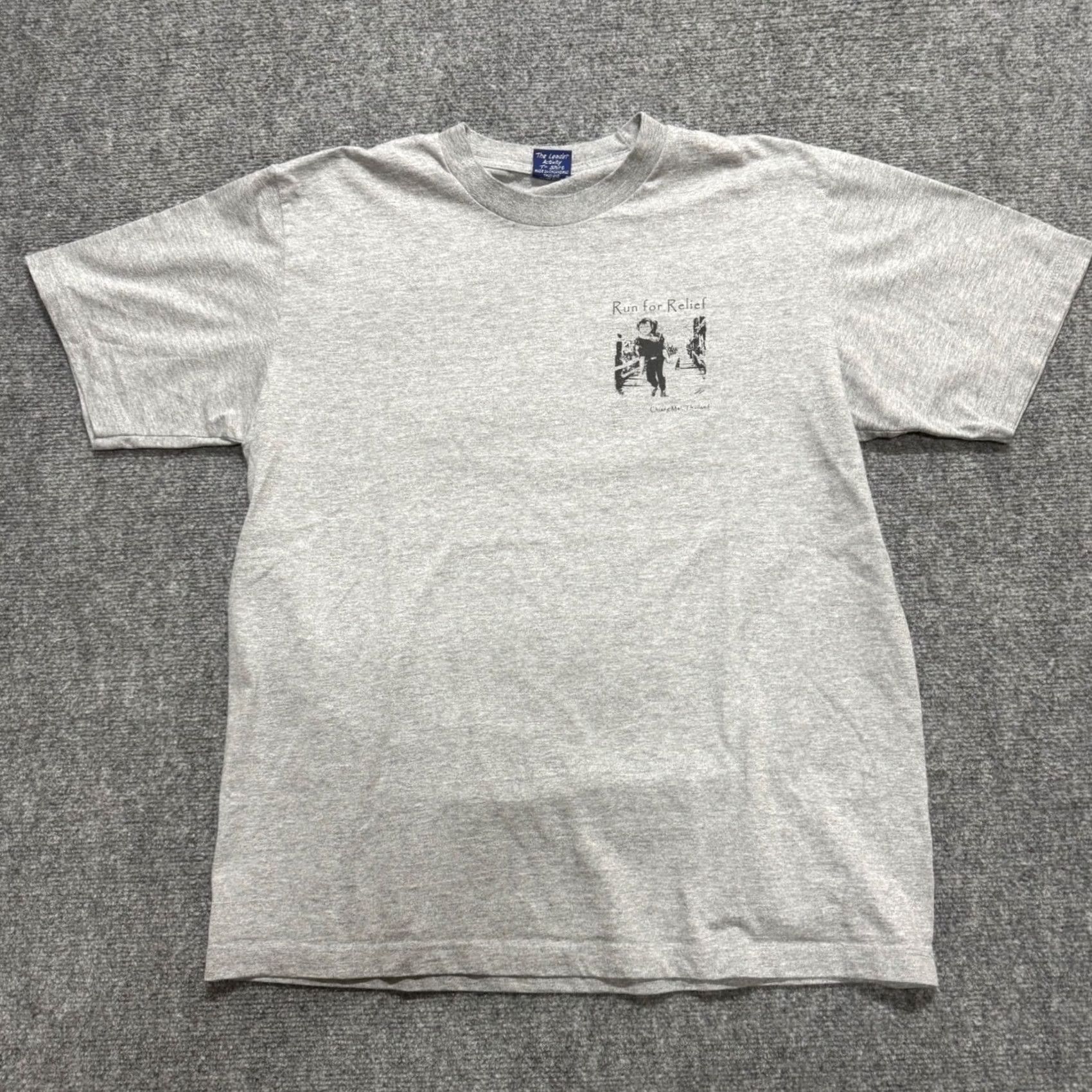 Vintage VTG T-shirt Mens XL Run for Relief Chiang Mai Thailand Gray Y2K shirt Mens XL Gray Run for Relief Chiang Mai Thailand VTG T-shirt Size US XL / EU 56 / 4 - 3 Thumbnail
