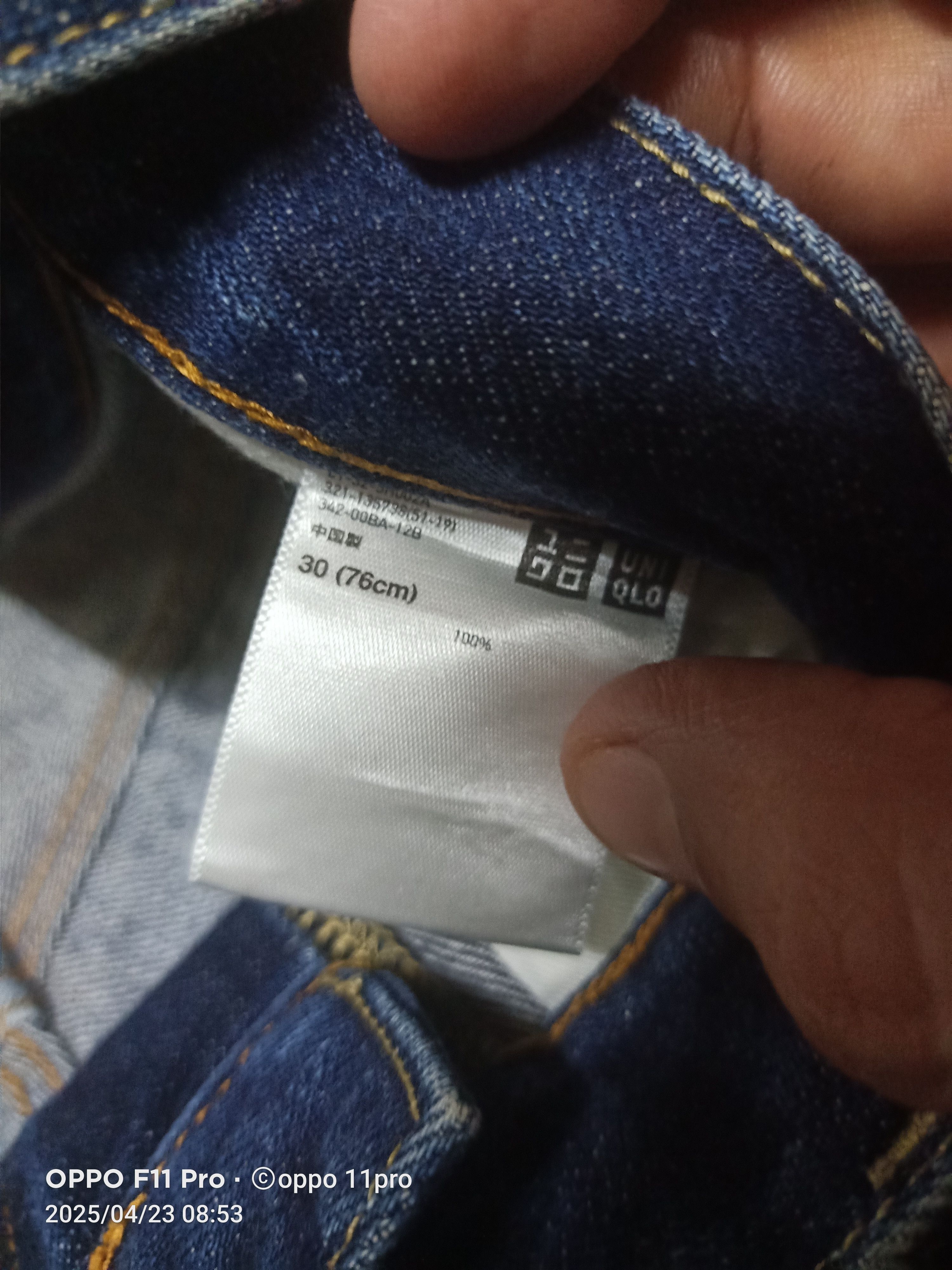 Japanese Brand × Uniqlo Uniqlo Vintage Distressdenim denim Selvedge Size US 31 - 7 Thumbnail