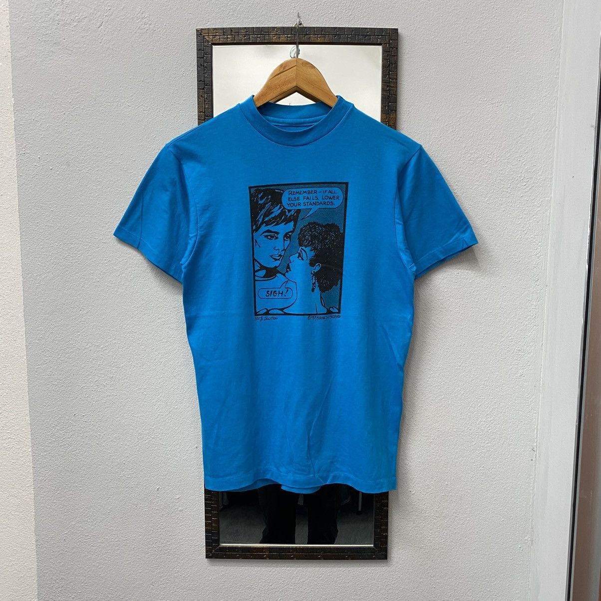 Vintage Vintage 80s Pop-Art By Michael Jay Goldberg 100% Solution Size US S / EU 44-46 / 1 - 1 Thumbnail