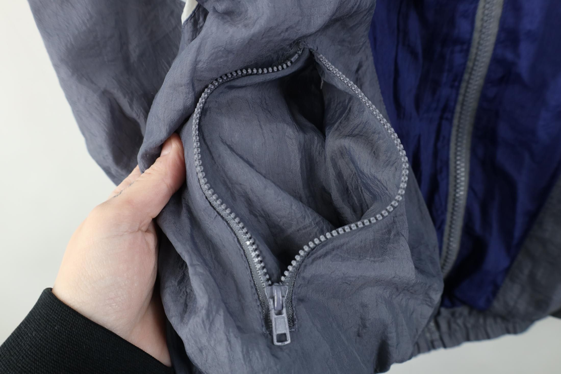 Vintage Vintage 90s Streetwear Lined Full Zip Windbreaker Jacket Size US L / EU 52-54 / 3 - 6 Thumbnail