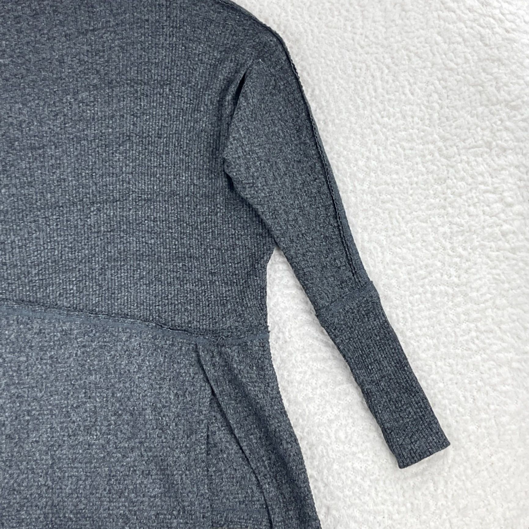 Vintage **We the Free Gray Ribbed Long Sleeve Thermal Shirt Womens XS Boat Neck** User: We the Free Gray Ribbed Long Sleeve Thermal Shirt Womens XS Boat Neck Size XS / US 0-2 / IT 36-38 - 3 Thumbnail