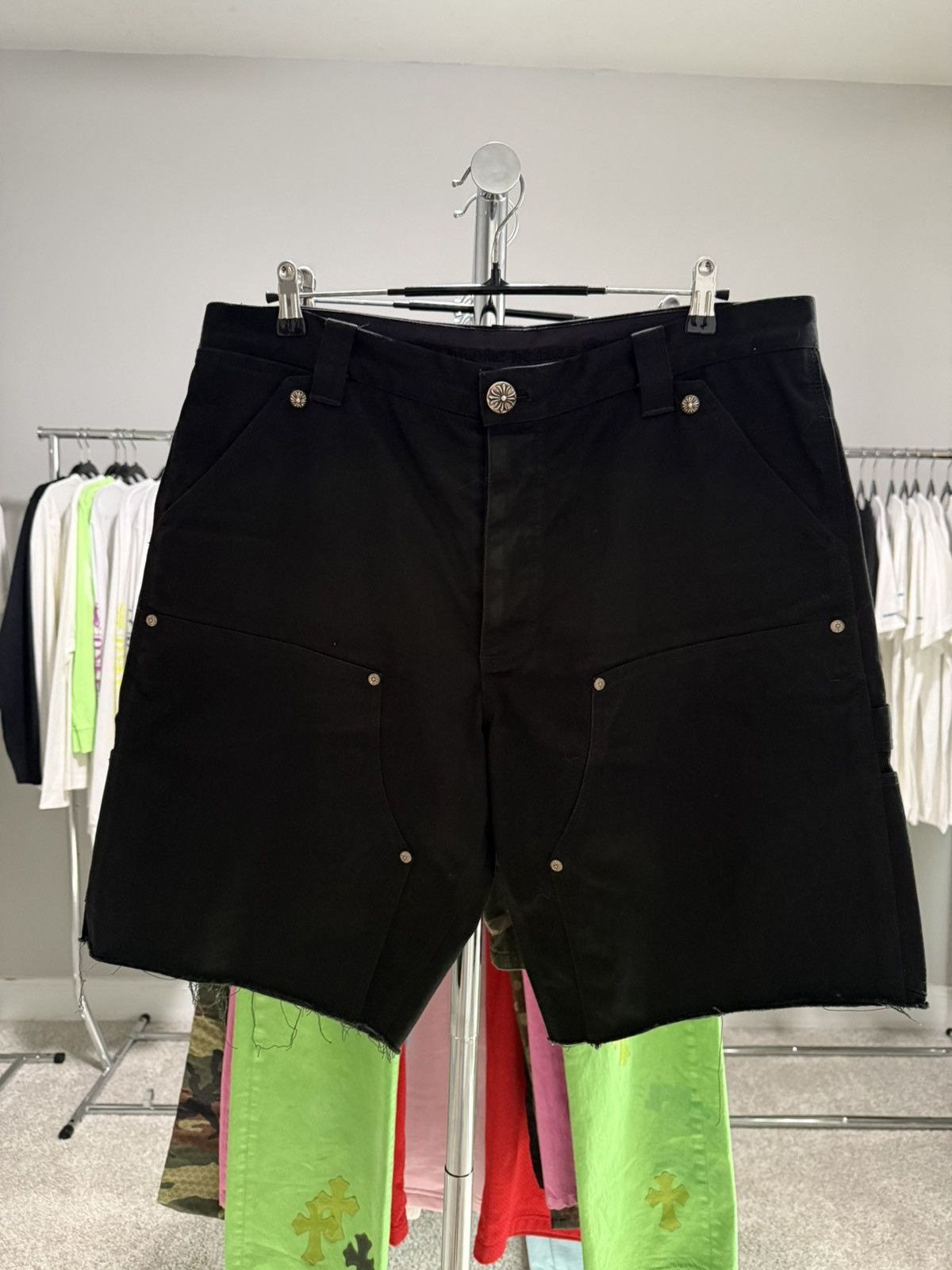 Chrome Hearts Double Knee Carpenter Shorts