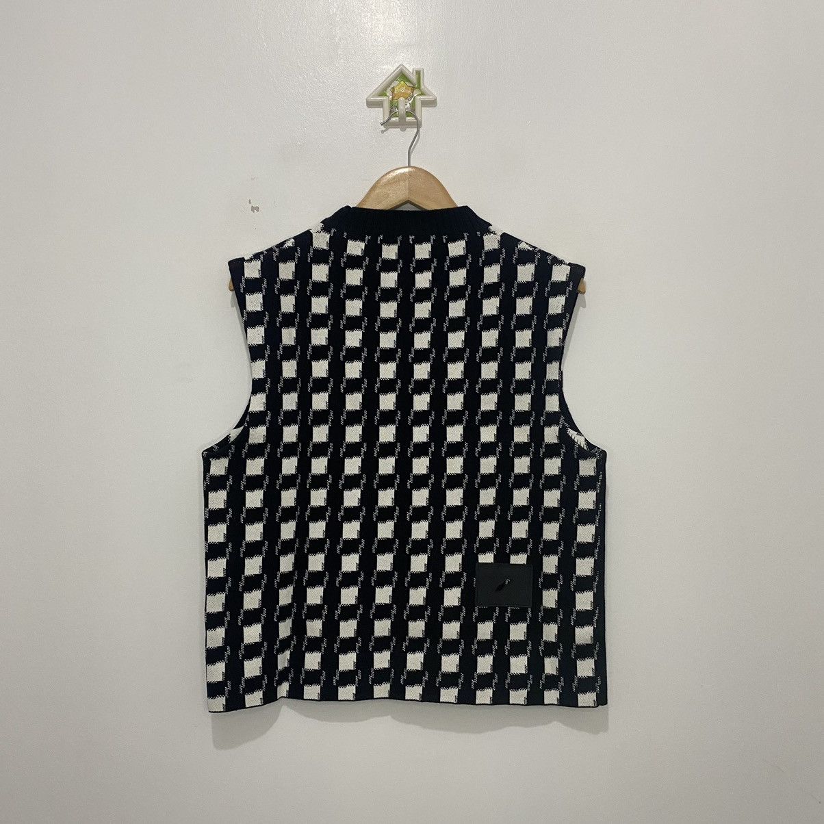 WE11DONE We11done Black & White Gingham Check Vest Size S / US 4 / IT 40 - 3 Thumbnail