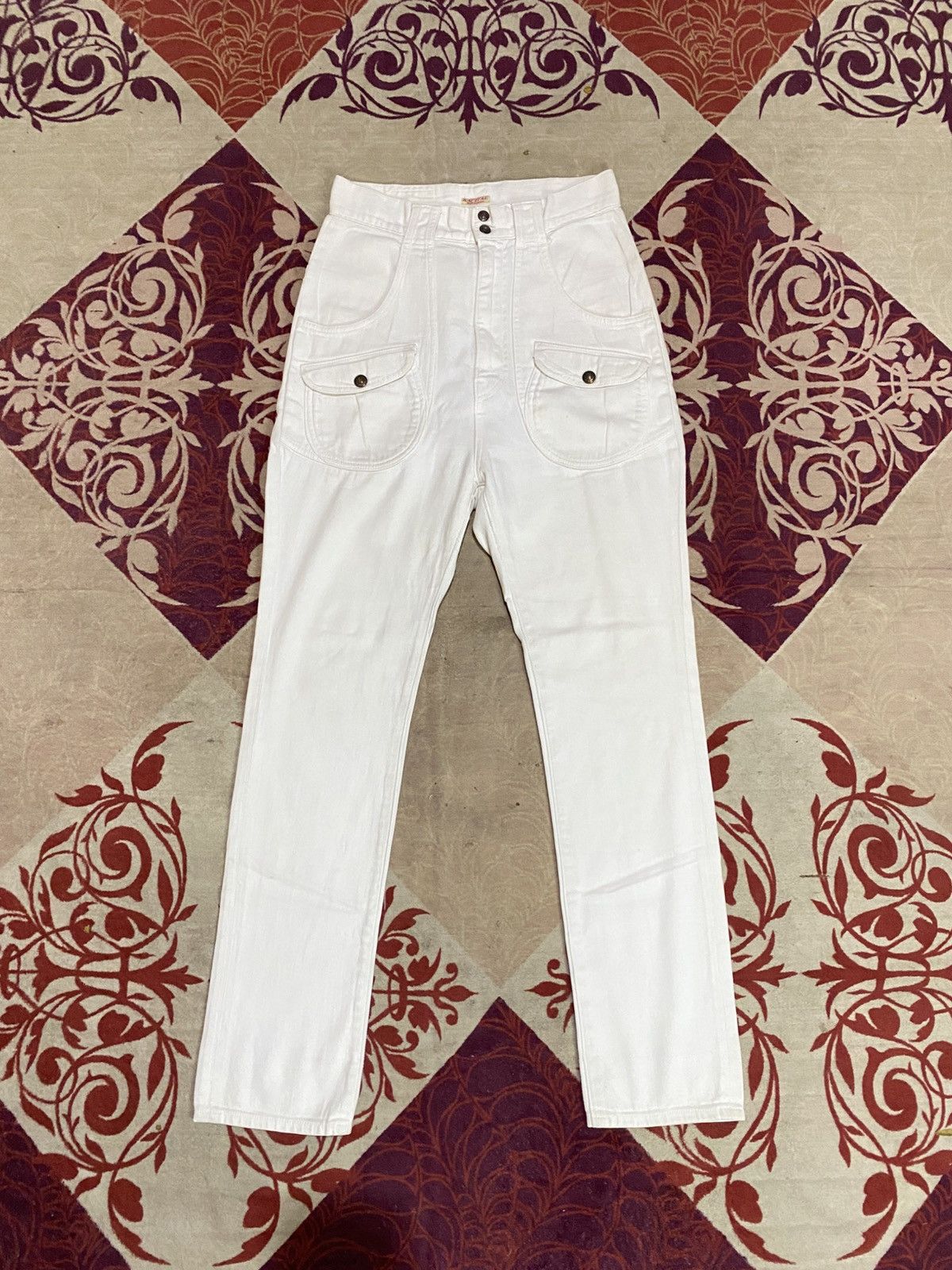 Kapital Kapital Japan Walt Pants White Denim Size US 26 / EU 42 - 1 Thumbnail