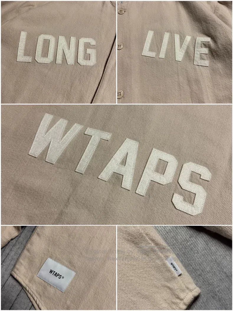 Wtaps Wtaps Flannel collarless shirt coat Size US M / EU 48-50 / 2 - 5 Thumbnail