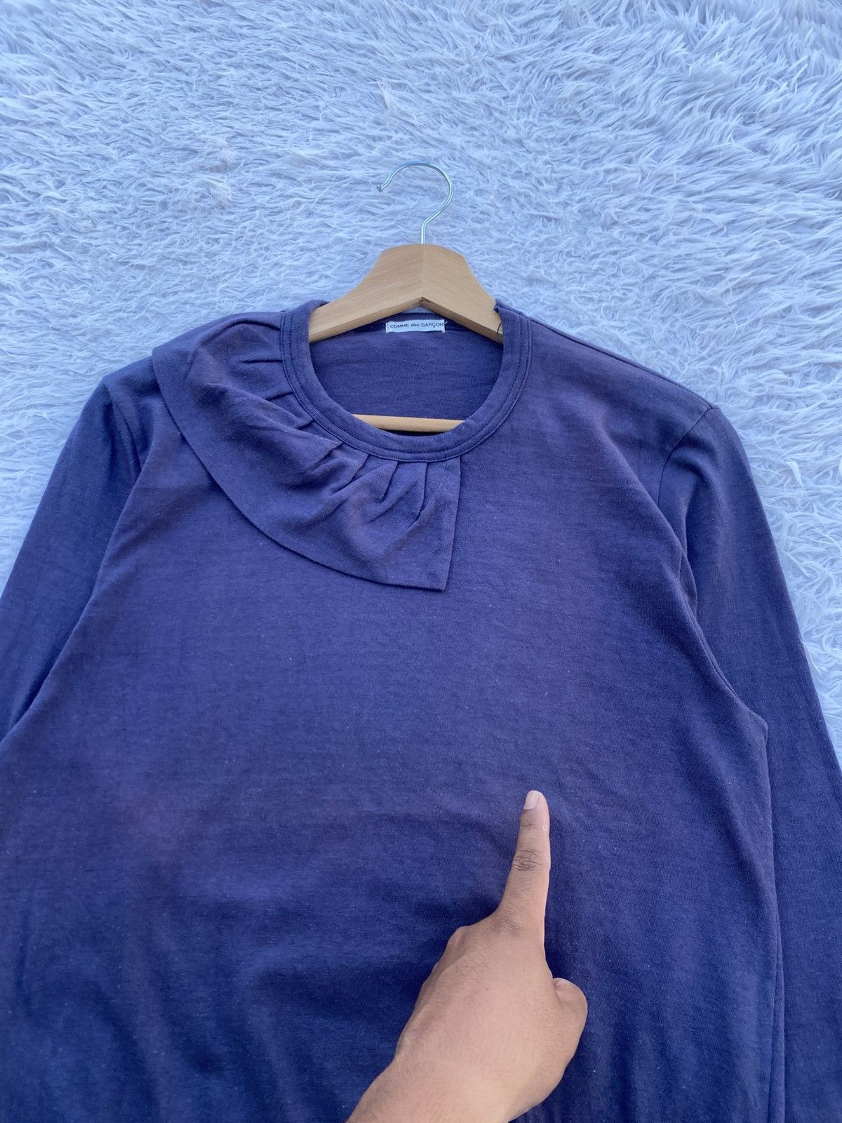 Comme des Garcons Rare Vintage 80s Comme Des Garcons Longsleeve Women Top Size S / US 4 / IT 40 - 10 Thumbnail