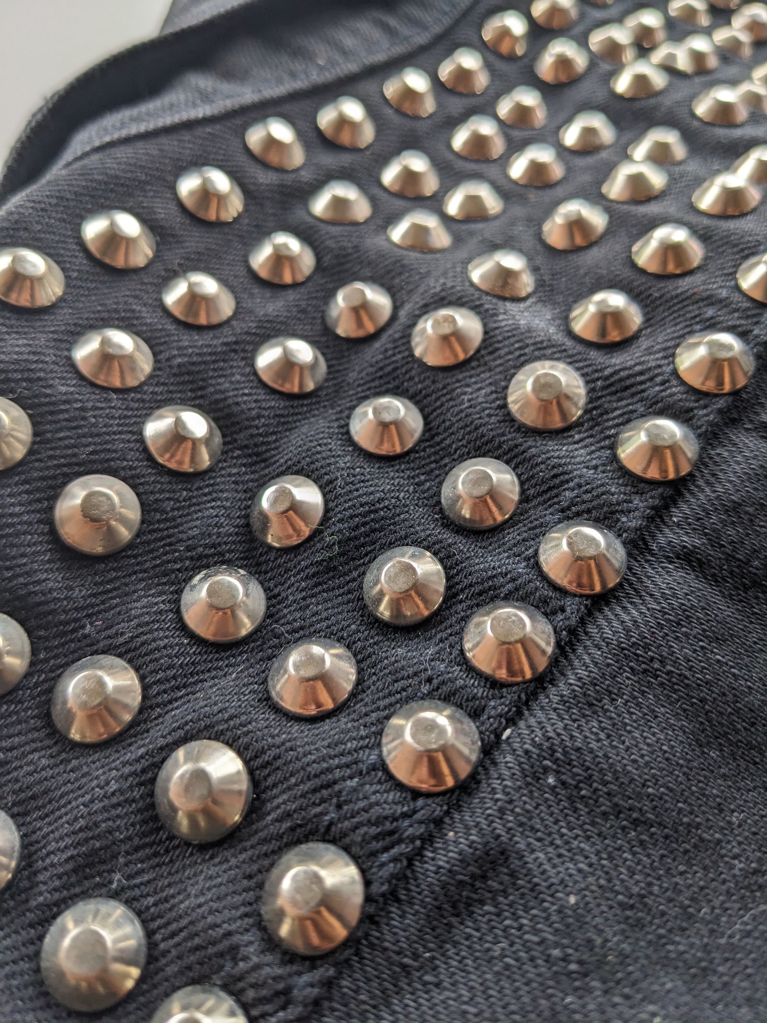 Japanese Brand × Seditionaries Mackdaddy studded punk denim jacket Size US M / EU 48-50 / 2 - 8 Thumbnail