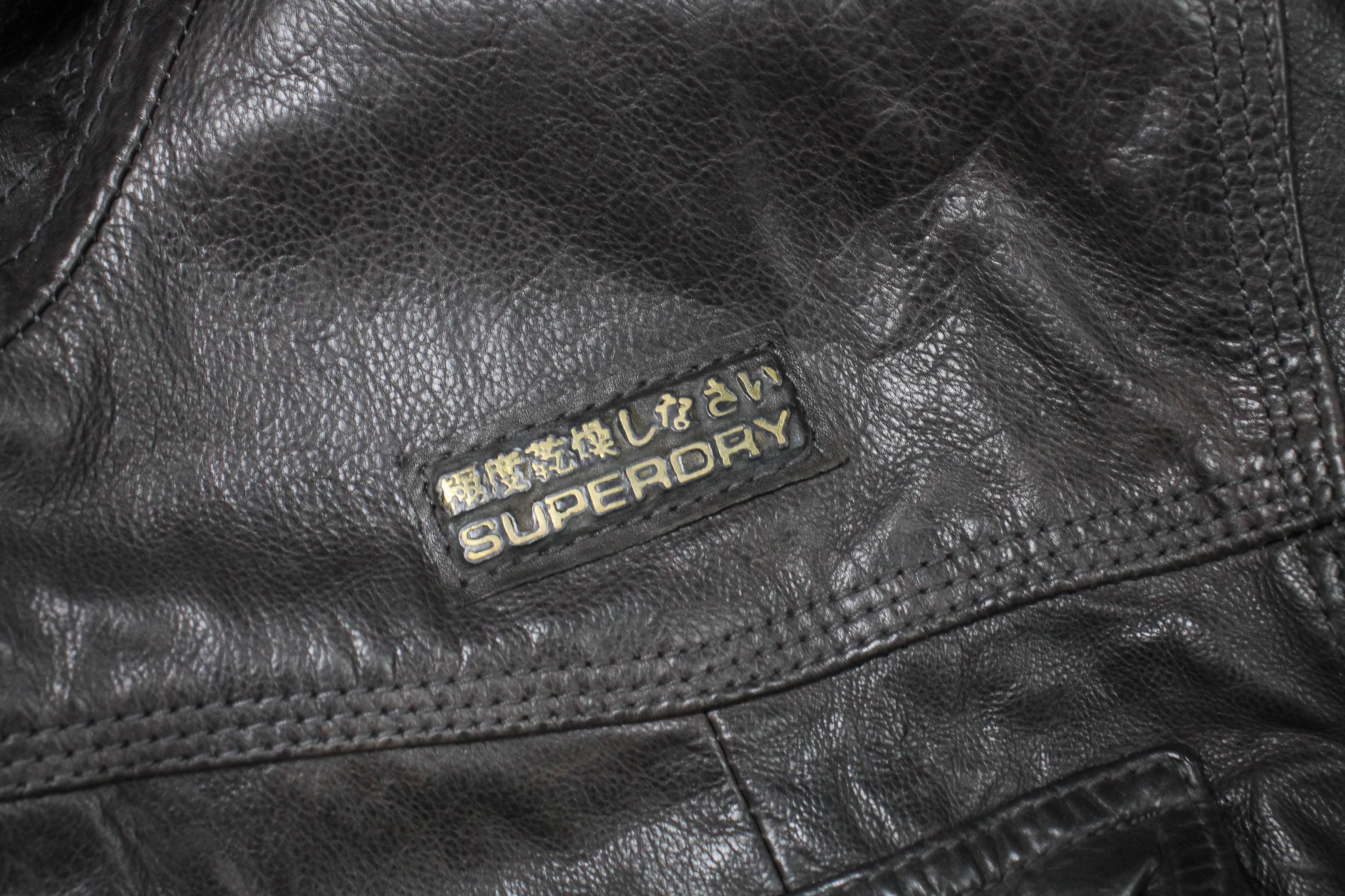 Superdry SUPERDRY Ryan Jacket Men's LARGE Leather Lined High Neck Size US L / EU 52-54 / 3 - 9 Thumbnail