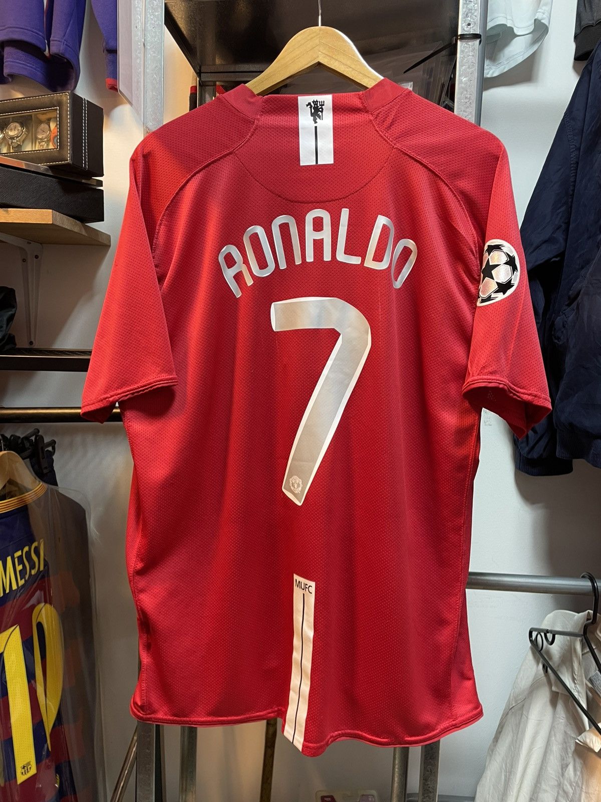 Nike 2007-2008 Manchester United CR7 UCL Home Kit Size US XXL / EU 58 / 5 - 1 Thumbnail