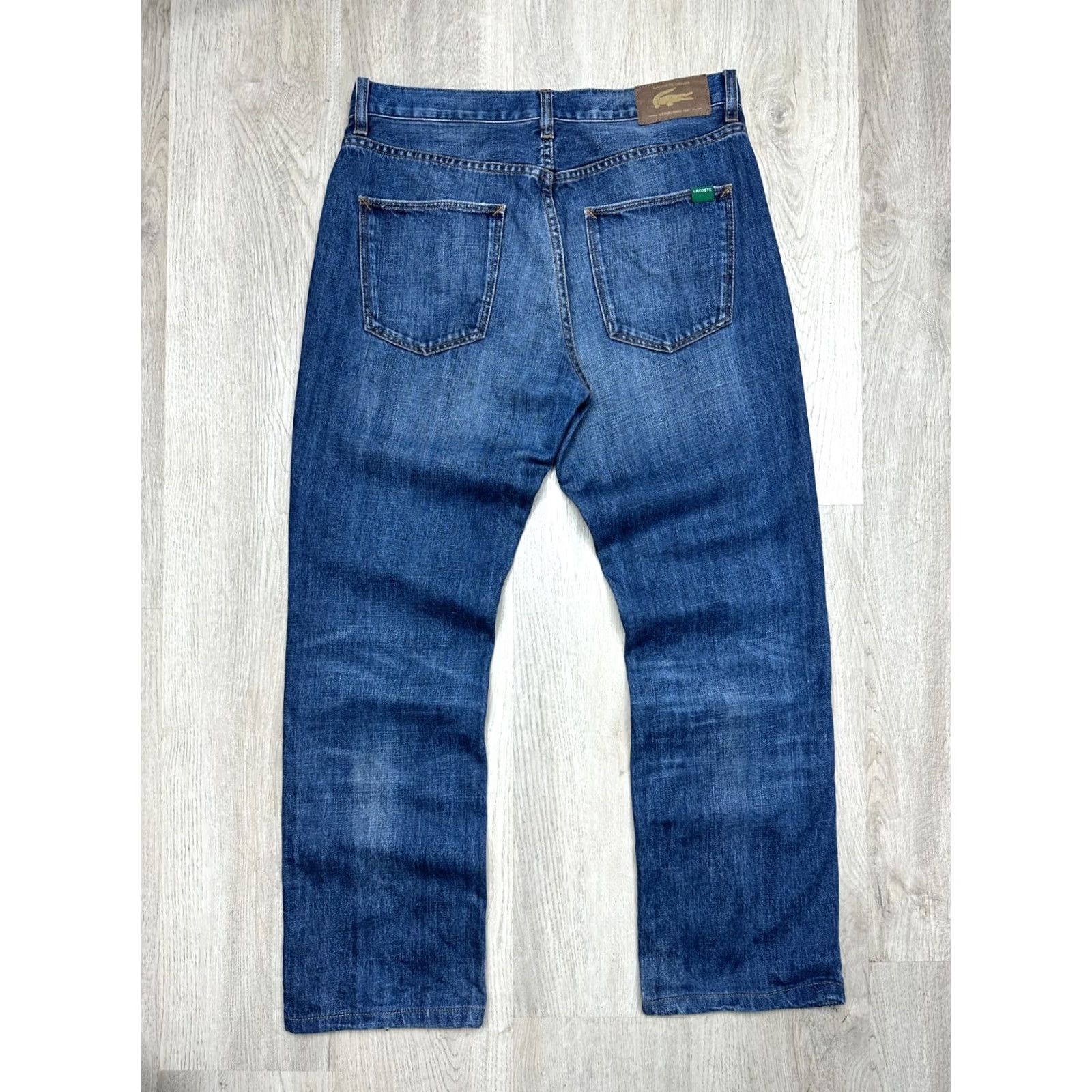 Lacoste Lacoste Mens Jeans Denim Pants Size 32 Blue Straight Classic Vintage Jeans Mens Size US 32 / EU 48 - 7 Thumbnail