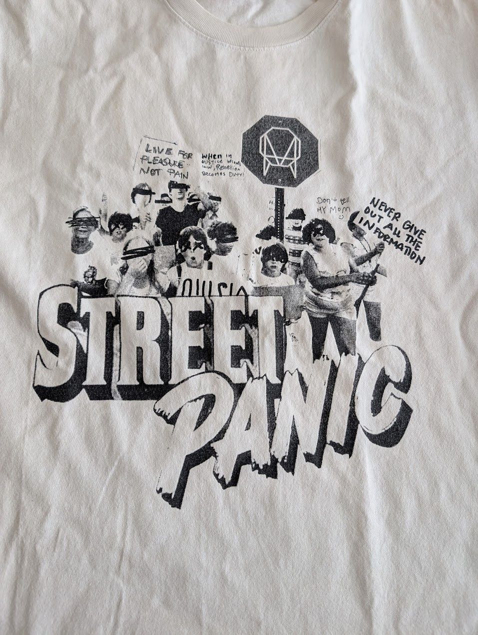 Other OWSLA Street Panic White Tee Medium Size Size US M / EU 48-50 / 2 - 2 Thumbnail