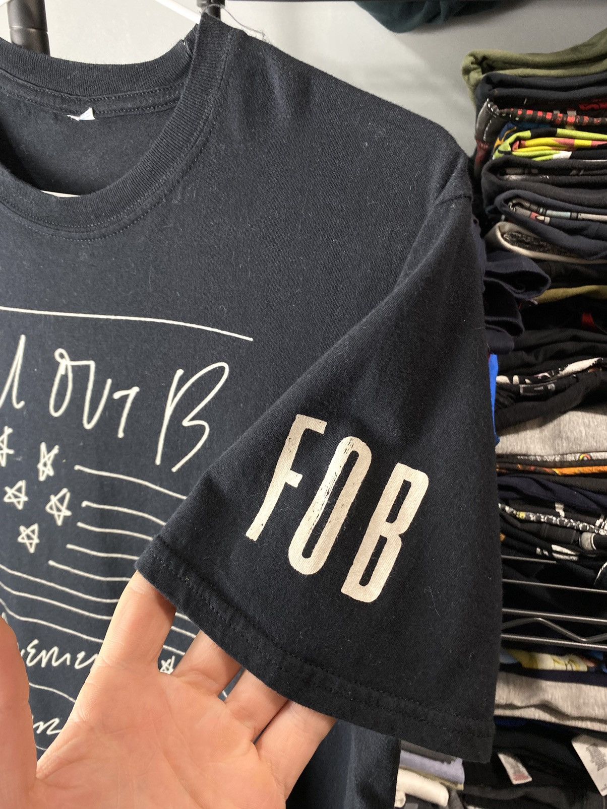 Band Tees Vintage Style Fall Out Boy Psycho Tee (Green Day Blink-182) Size US S / EU 44-46 / 1 - 7 Thumbnail