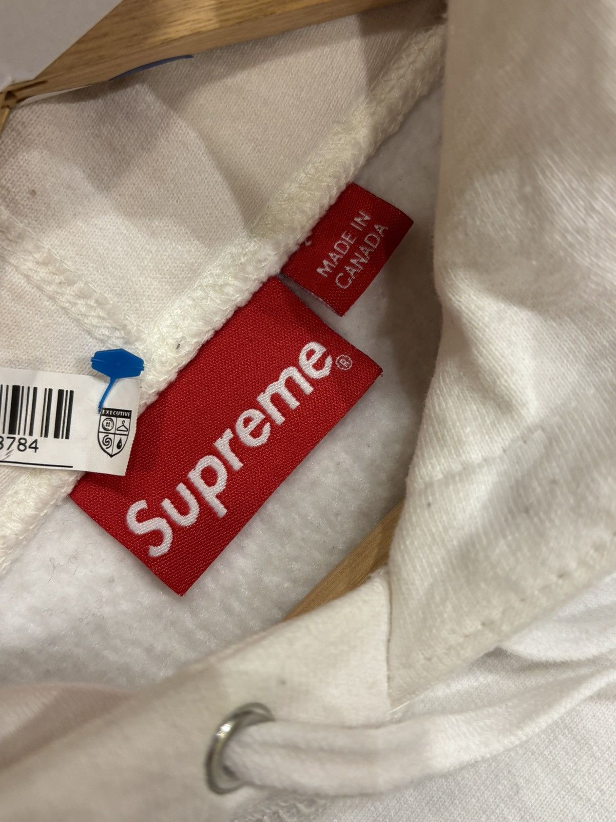 Supreme Supreme Box Logo Hoodie FW23 White/White Size US M / EU 48-50 / 2 - 5 Thumbnail