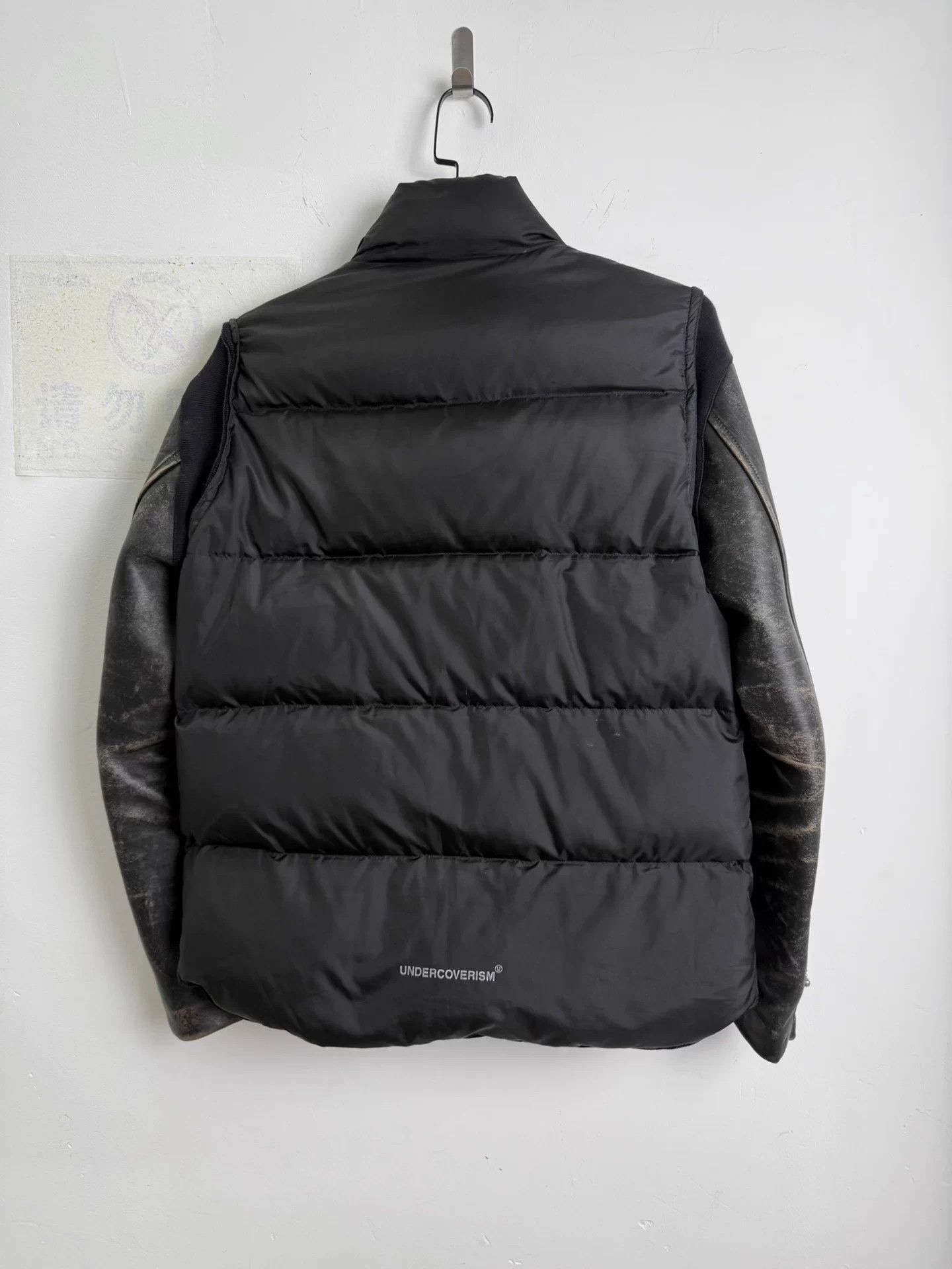 Undercover UNDERCOVER Leather Sleeve Down Jacket, Size US M / EU 48-50 / 2 - 2 Thumbnail