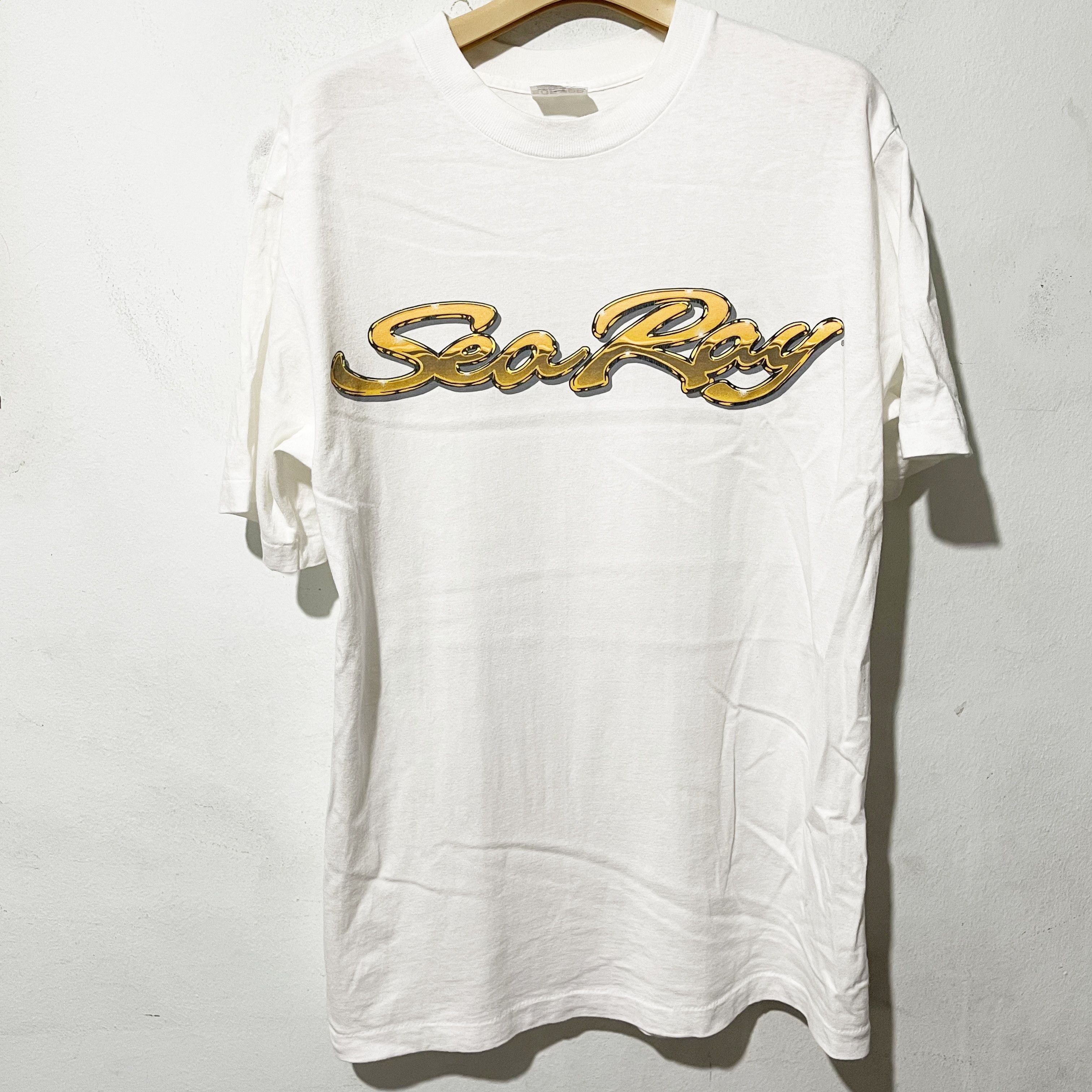 Vintage Vintage 90s SeaRay Boat Logo T-Shirt Size US M / EU 48-50 / 2 - 1 Thumbnail