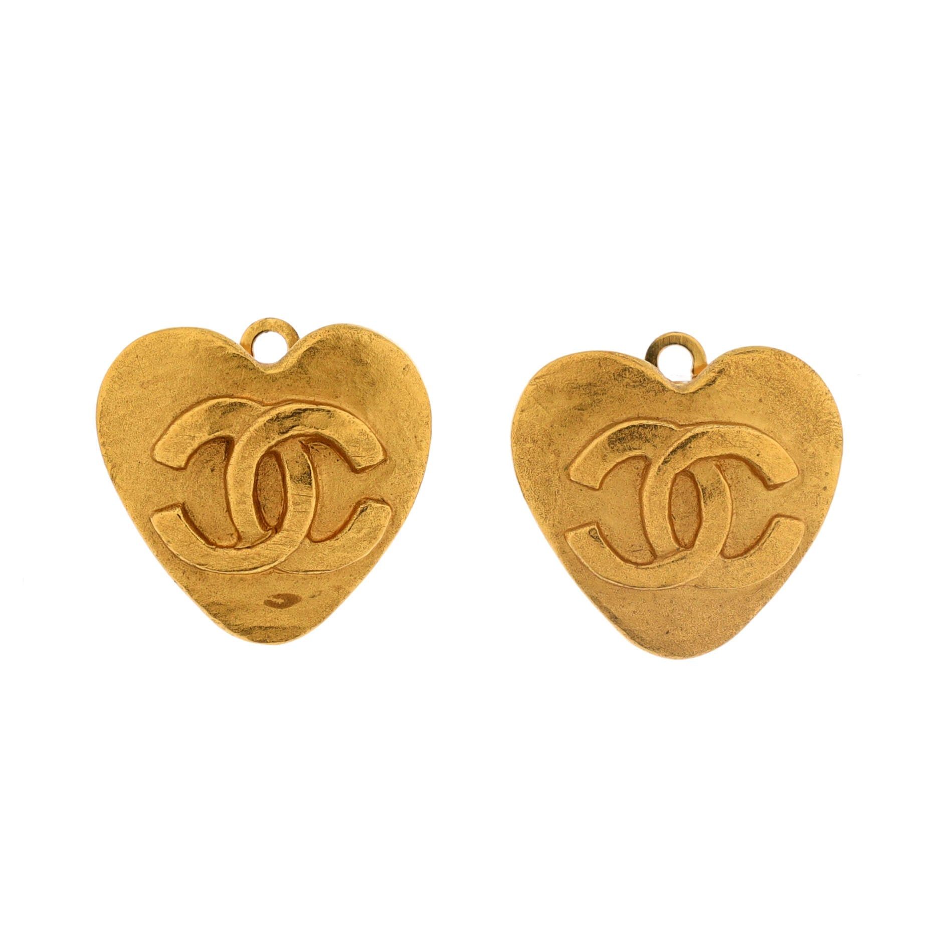 Chanel CC Hearts Clip On Earrings Size ONE SIZE - 1 Thumbnail