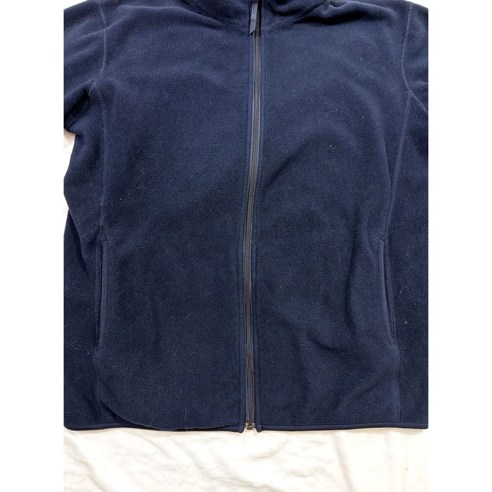 Uniqlo VINTAGE Uniqlo Men’s M Full Zip Fleece Windstopper Navy Blue Jacket Windbreaker Mens Size US M / EU 48-50 / 2 - 3 Thumbnail