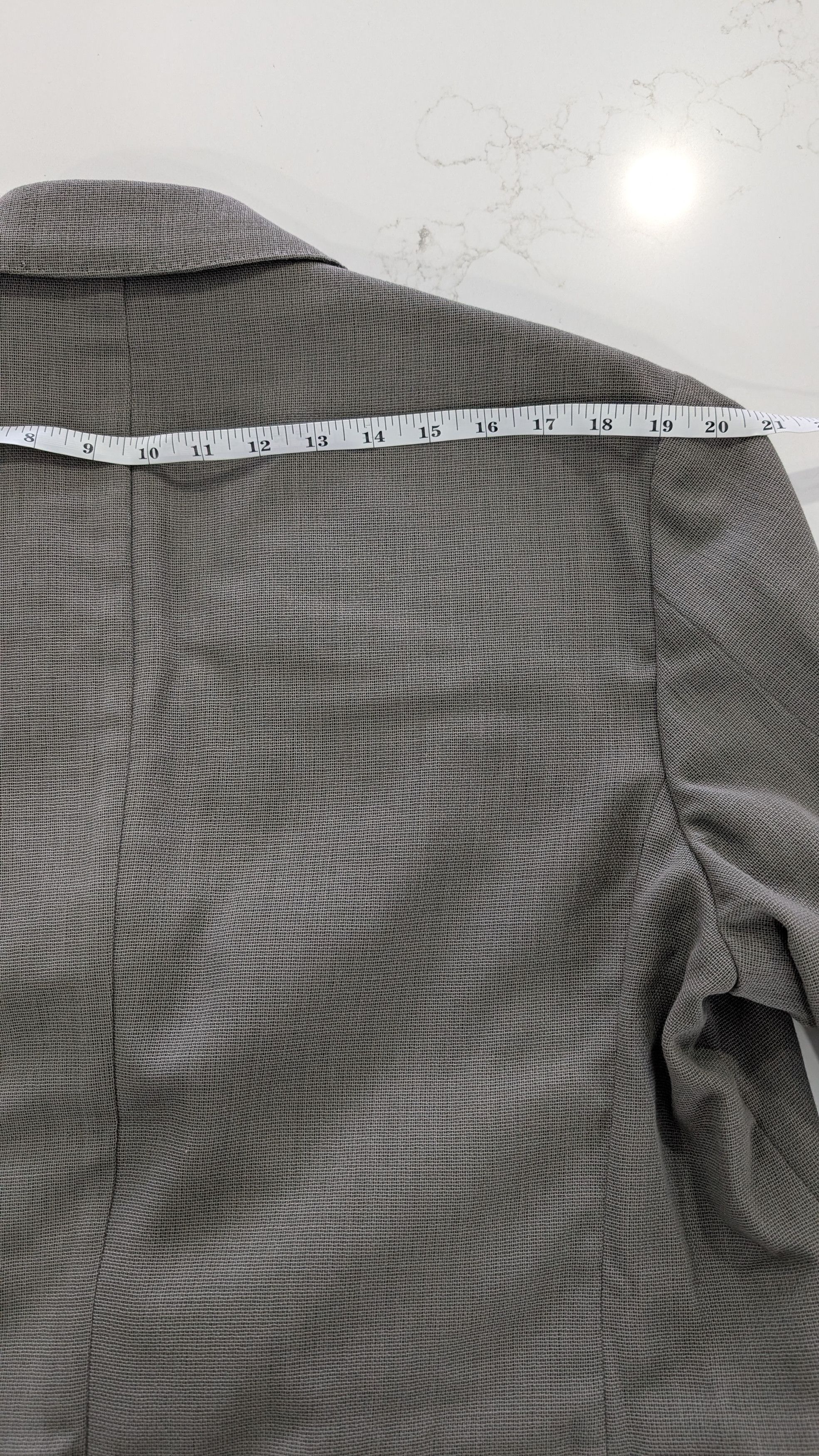 Our Legacy OUR LEGACY Sharp DB Blazer 52 XL Double Grey Weave Size 42L - 19 Thumbnail