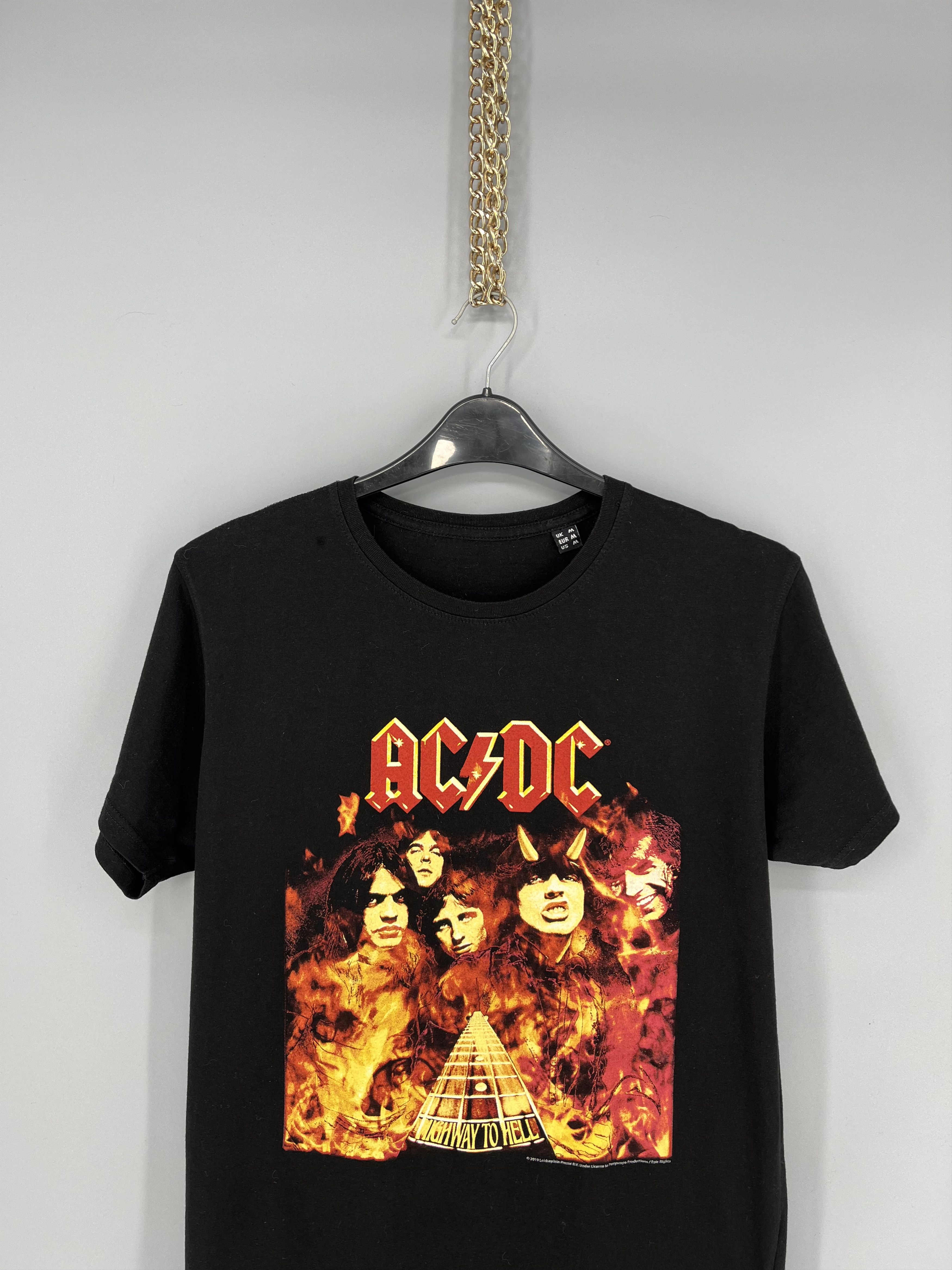 Band Tees Vintage Y2K Ac/Dc Highway To Hell World Tour BAND TEE Size US M / EU 48-50 / 2 - 7 Thumbnail