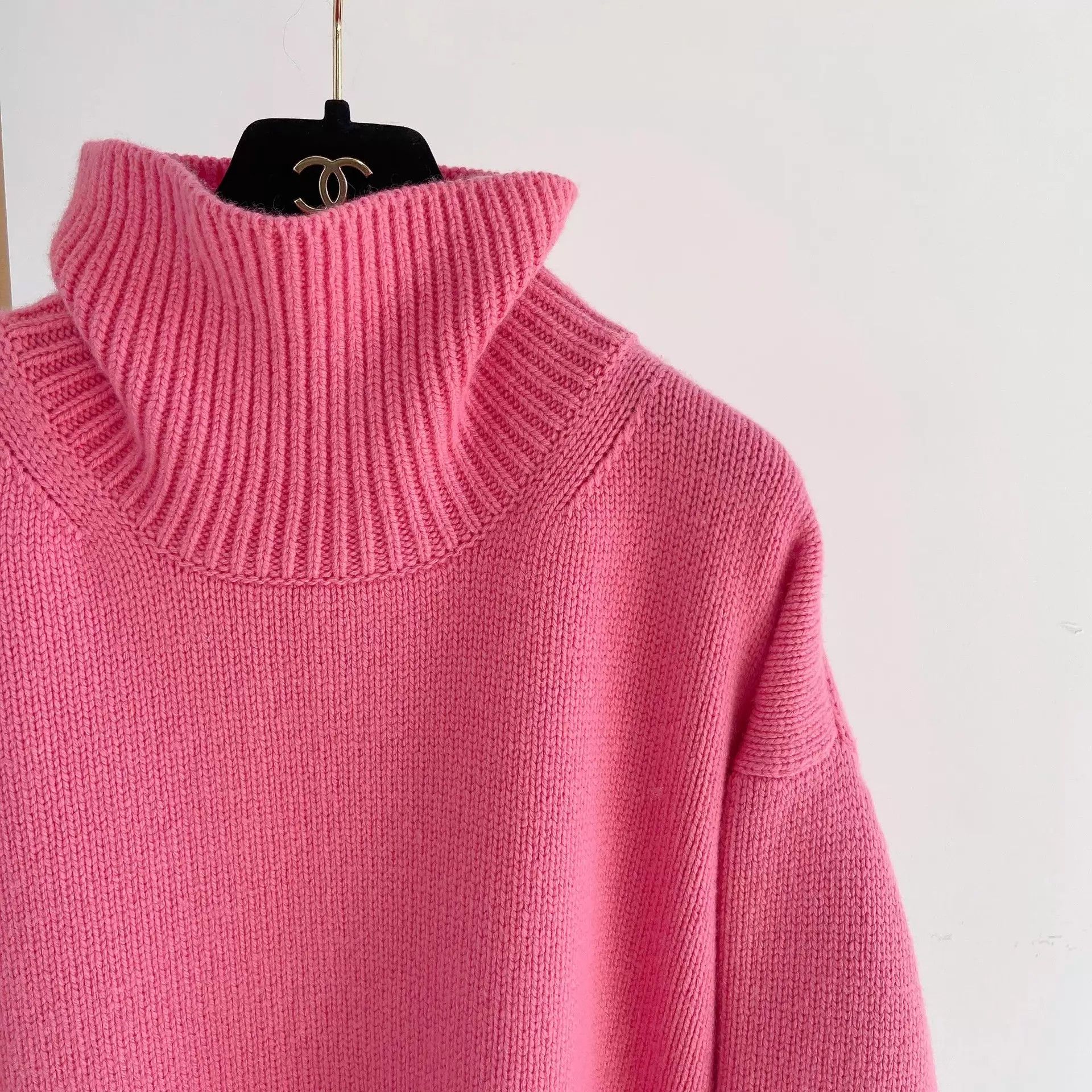 Celine Celine Pink Turtleneck Knit Top XS Size XS / US 0-2 / IT 36-38 - 3 Thumbnail