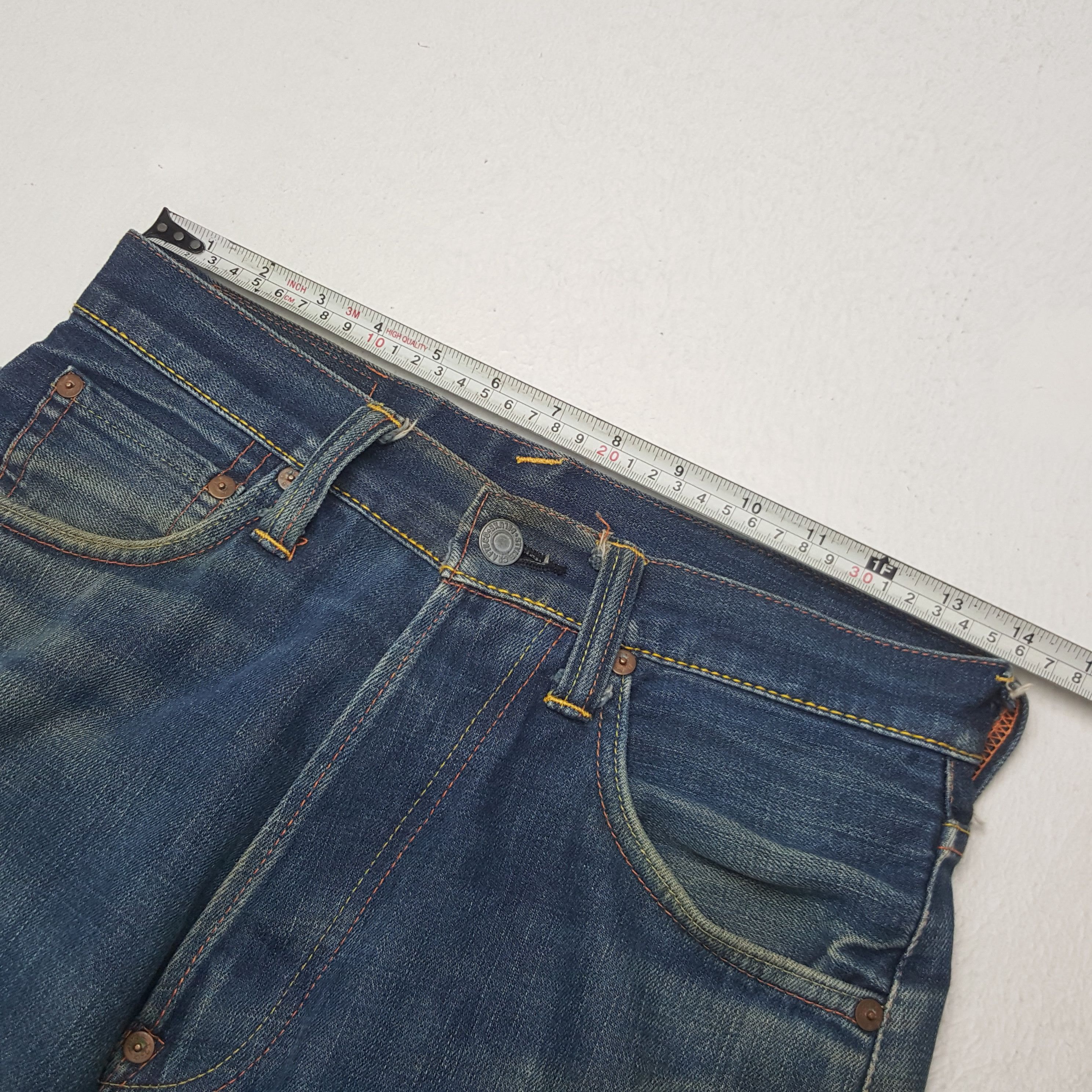Evisu × Japanese Brand Vintage Evisu Japan Custom Daicock Art Denim Jeans Size US 28 / EU 44 - 7 Thumbnail