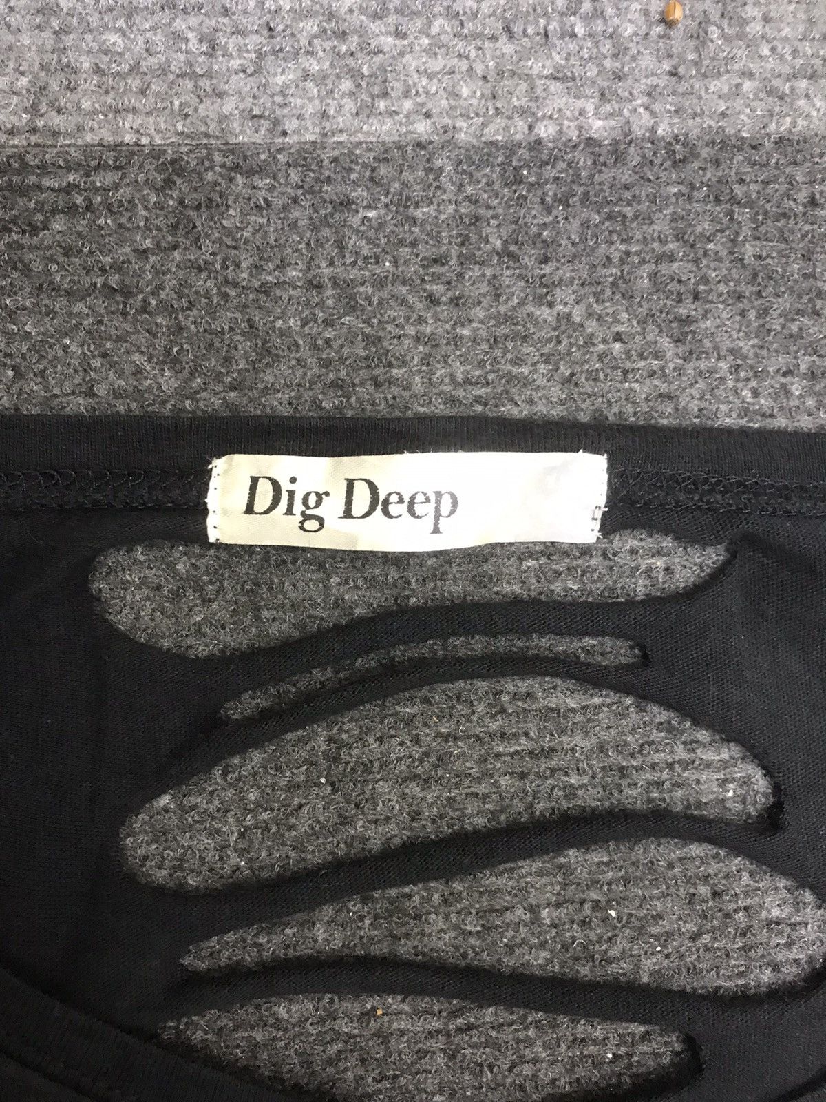 Japanese Brand 💥PUNK💥Dig Deep Distressed Streetwear Shirt Size M / US 6-8 / IT 42-44 - 7 Thumbnail