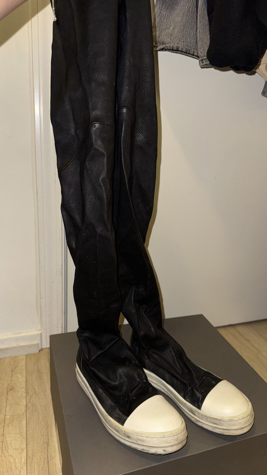 Rick Owens Thigh High Sock Shoes
