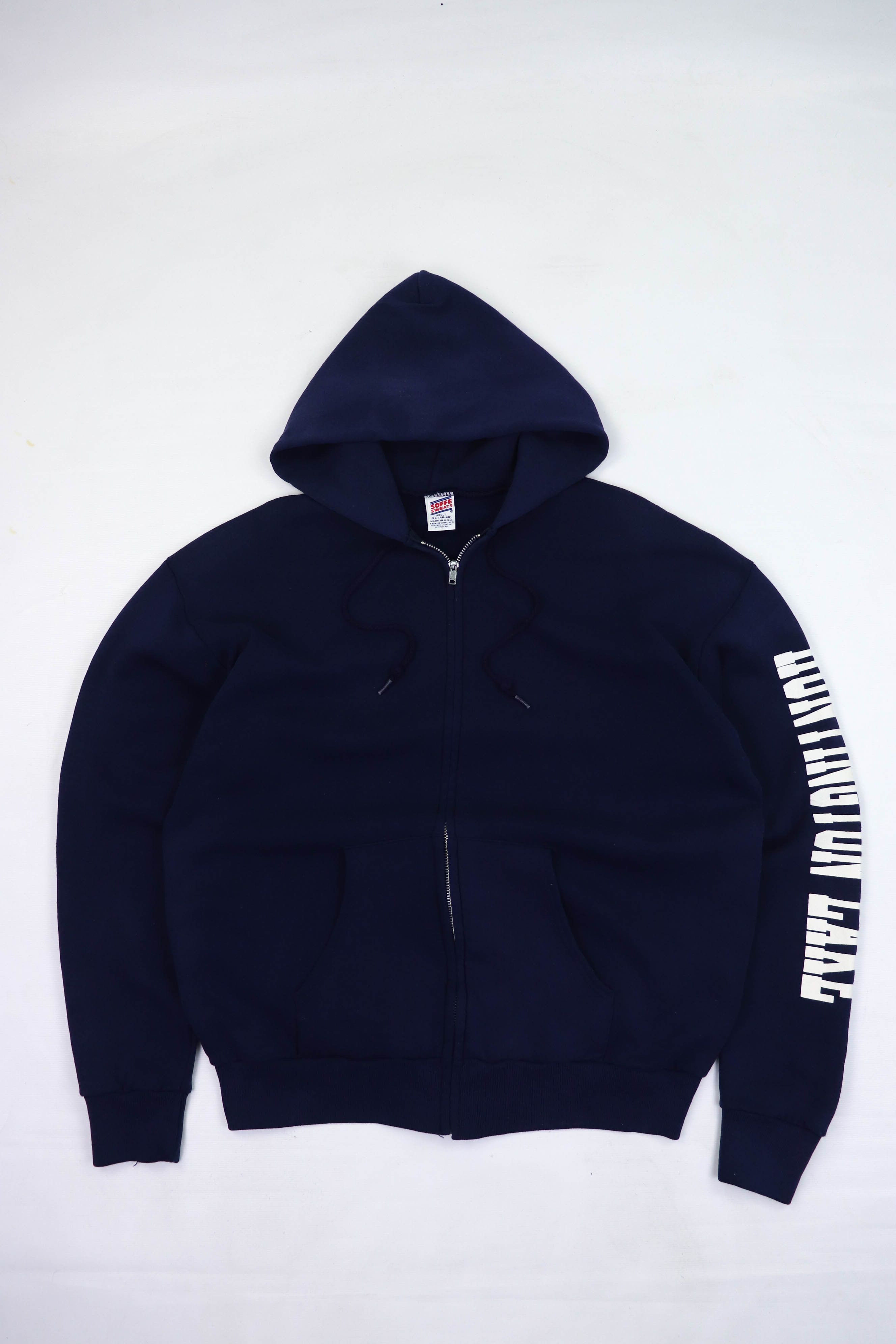 Soffe 70-80s Vintage Made in U.S.A. Soffe Sweats Zip Hoodie Size US XL / EU 56 / 4 - 1 Thumbnail
