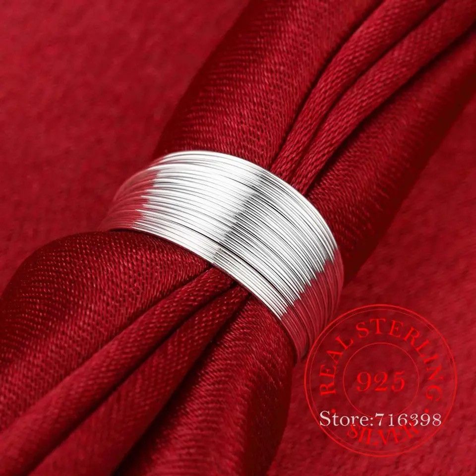 Jewelry × Vintage 100% 925 Sterling Silver Open Ring Size ONE SIZE - 4 Thumbnail