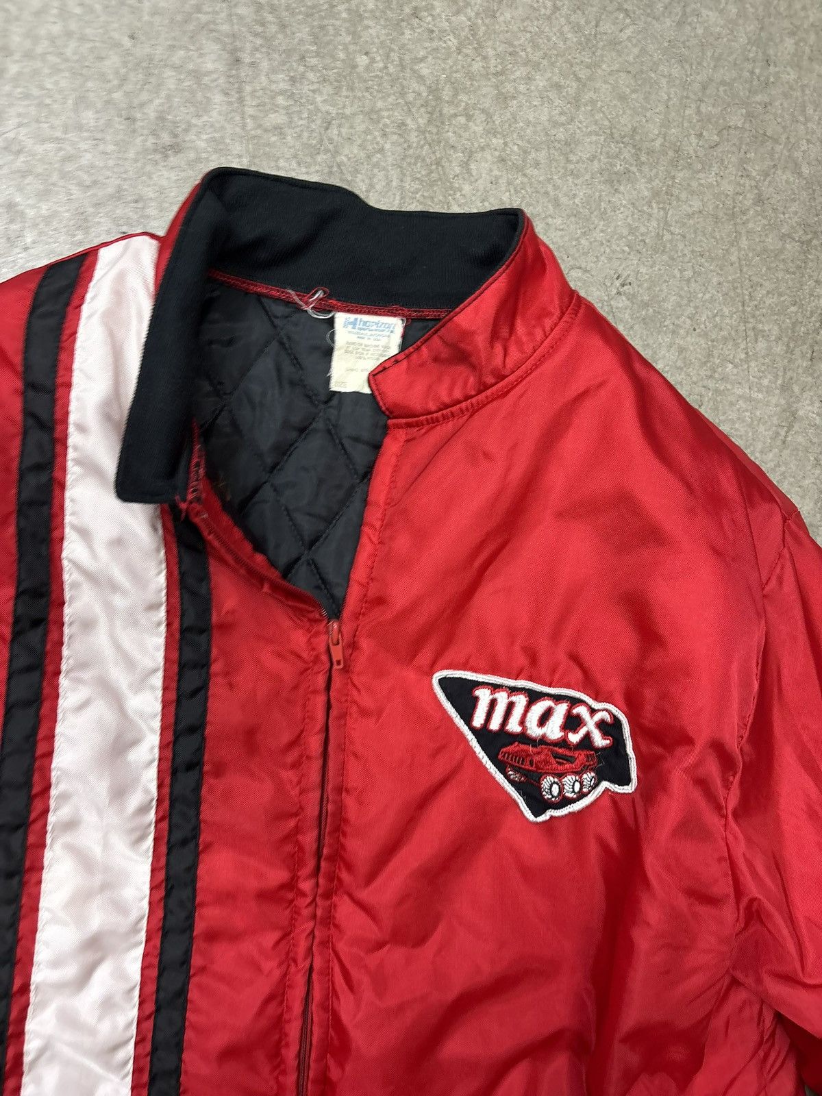 American Apparel Vintage 80s Max Speed bomber jacket Size US XL / EU 56 / 4 - 2 Thumbnail