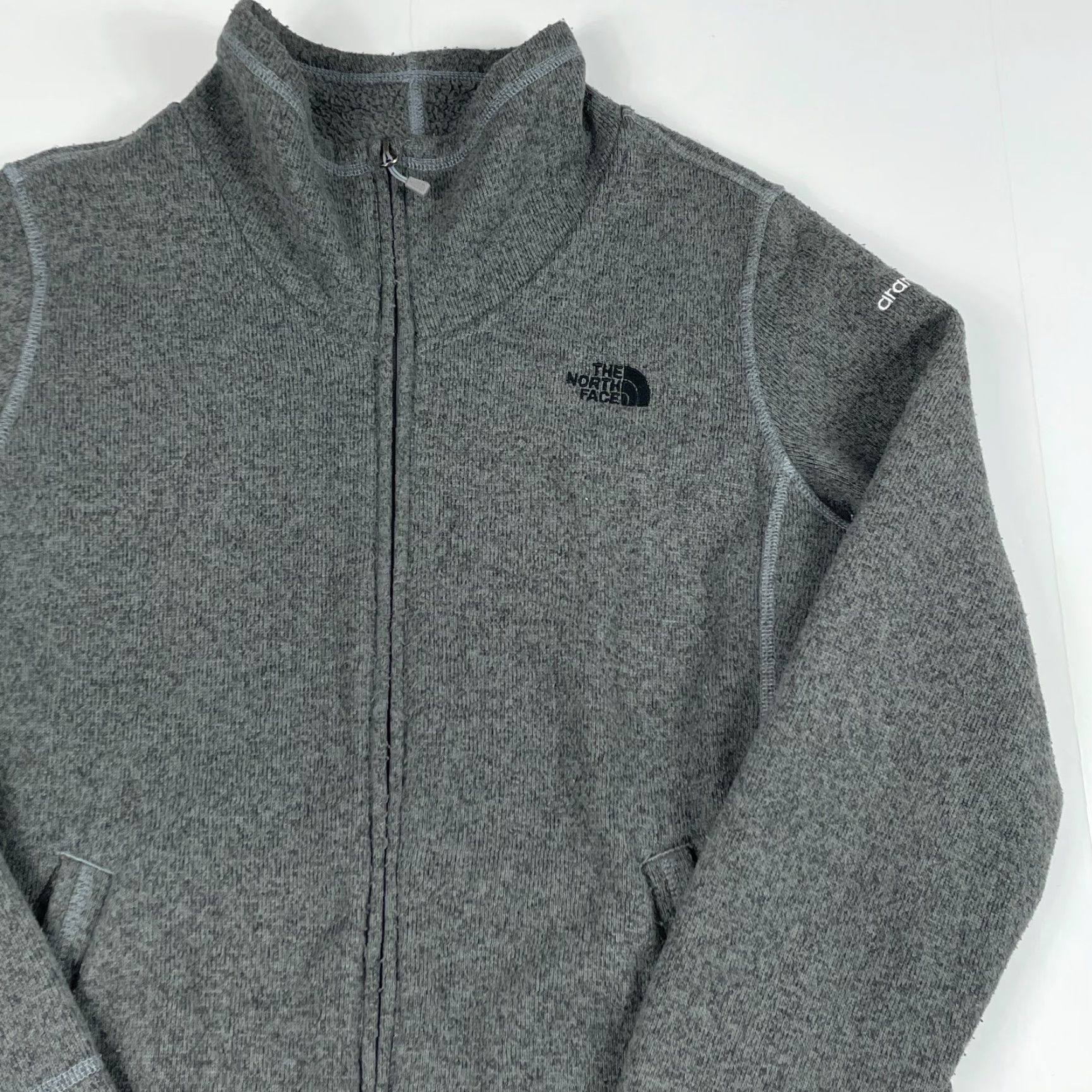 The North Face The North Face Jacket Women XL Gray Full Zip Fleece Outdoor Everyday Basic Jacket Mens? Womens Size XL / US 12-14 / IT 48-50 - 3 Thumbnail