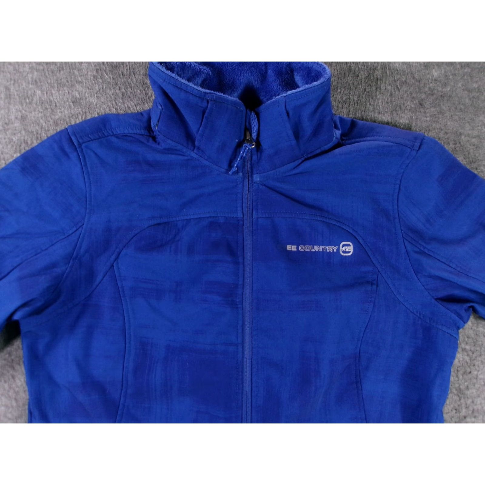 Free Country Free Country Jacket Womens S Blue Fleece Lined Full Zip Outdoor Hiking Stand Collar" Size S / US 4 / IT 40 - 2 Thumbnail