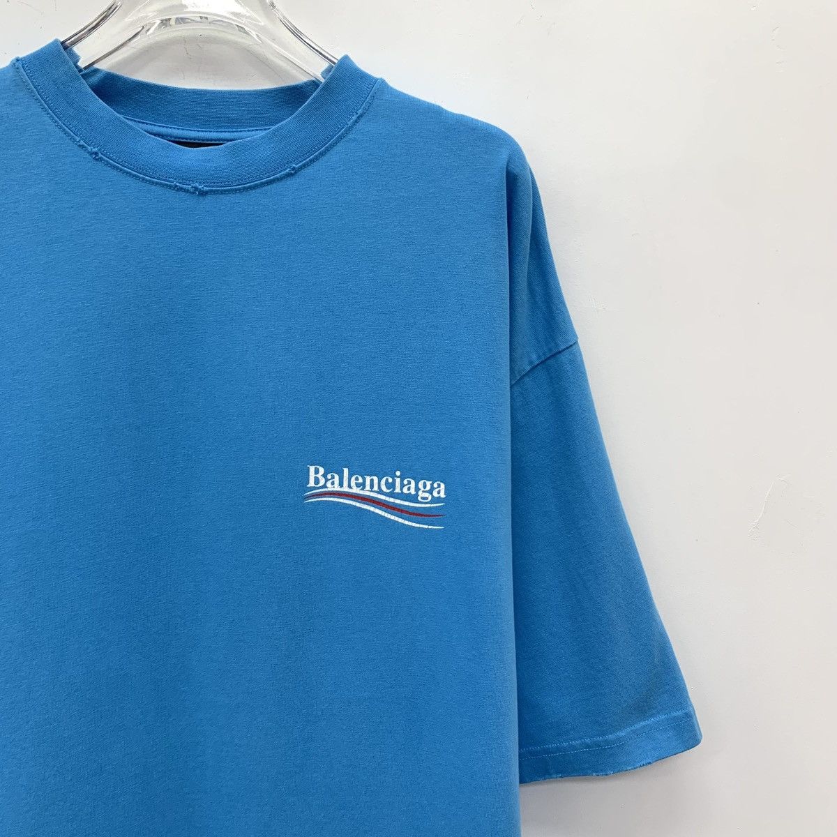 Balenciaga Balenciaga Logo Letter Printed Short Sleeve T-shirt K26WX Size US M / EU 48-50 / 2 - 3 Thumbnail