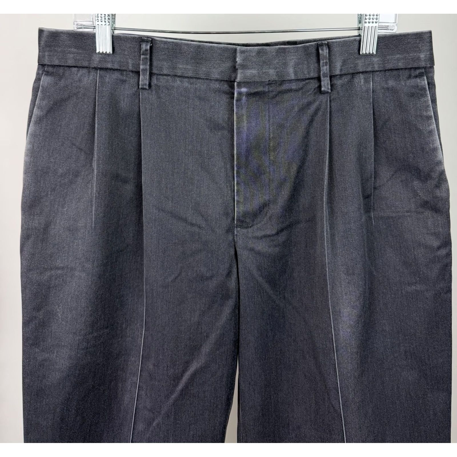 Dockers DOCKERS Mens Pants 33x26 Chino Relaxed Iron Free Khakis Gray 80s 90s City Grunge Retro casual Size US 33 - 3 Thumbnail