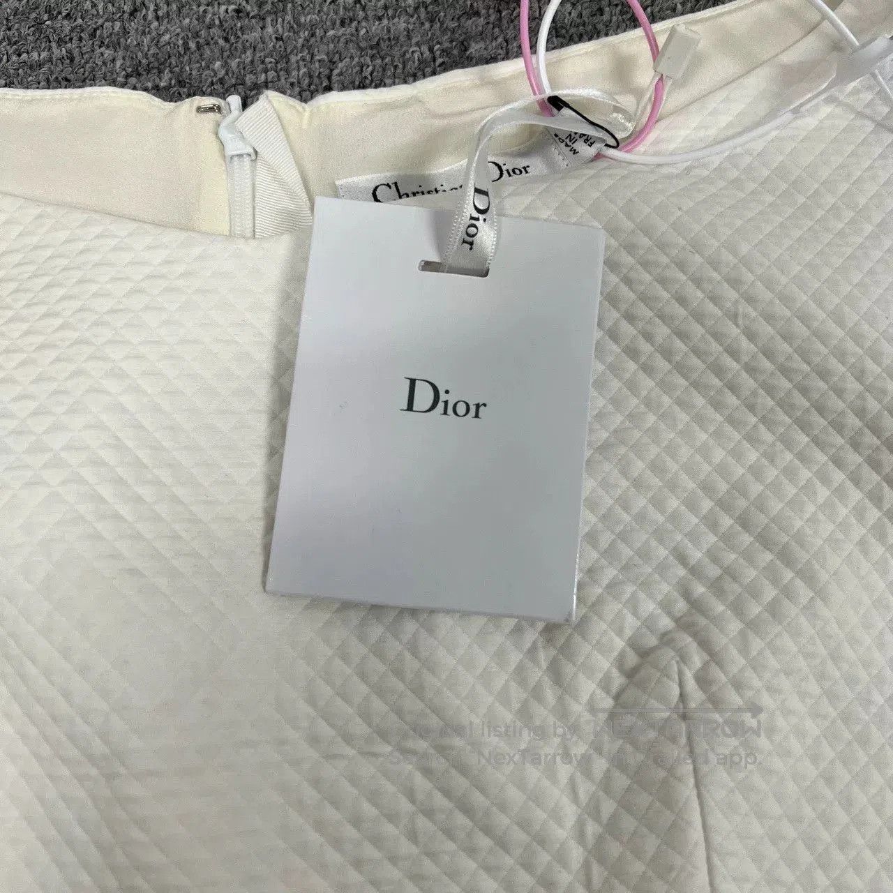 Dior Dior White Sleeveless Fitted Dress. Size XS / US 0-2 / IT 36-38 - 3 Thumbnail